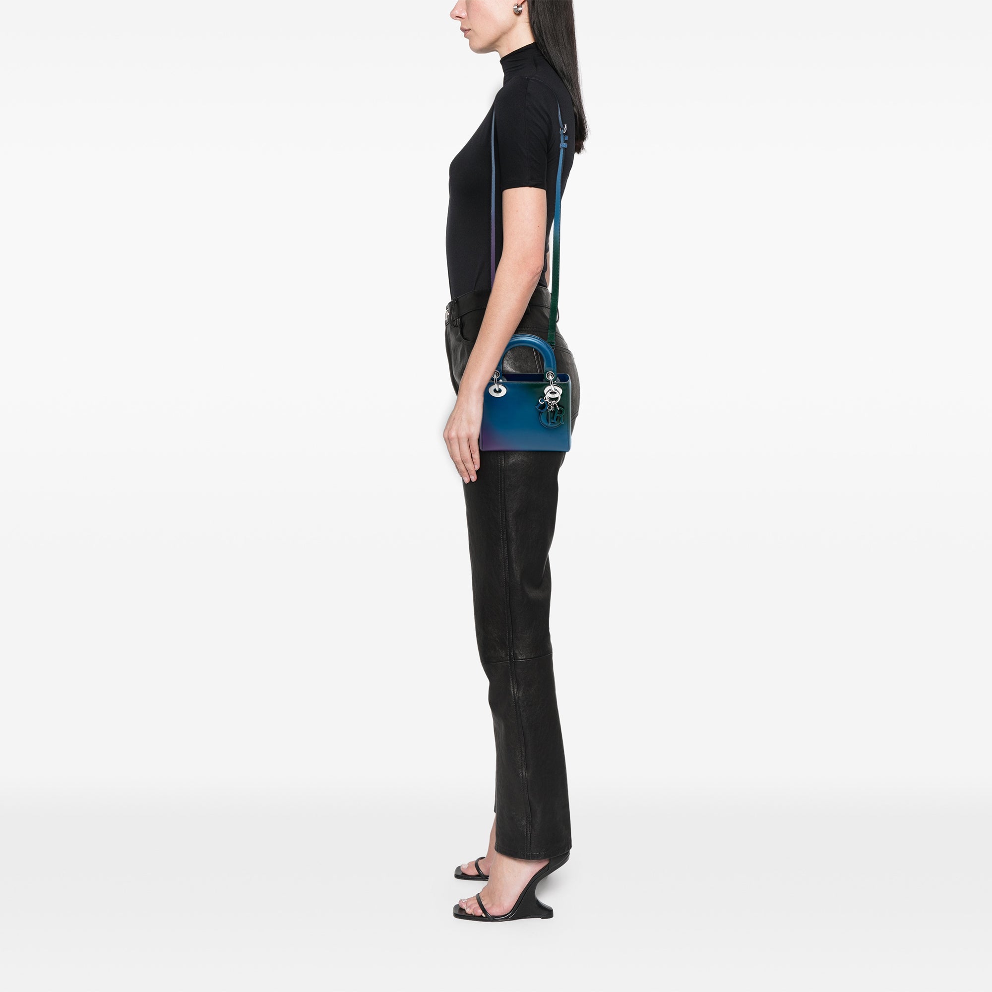 Dior Mini Ombre Calfskin Lady Dior - image 7