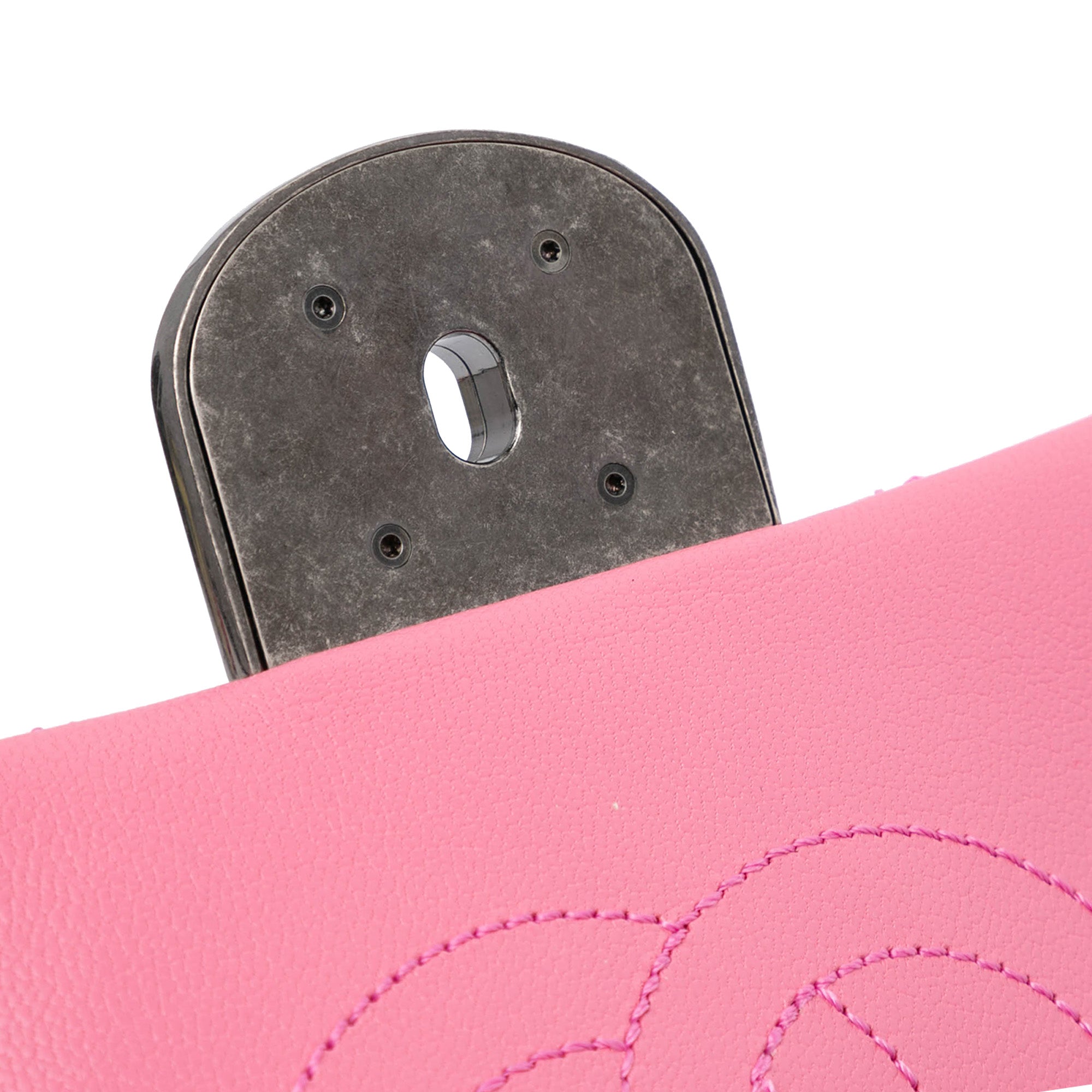 Chanel Small Quilted Goatskin Double Carry Waist Chain Flap - image 8