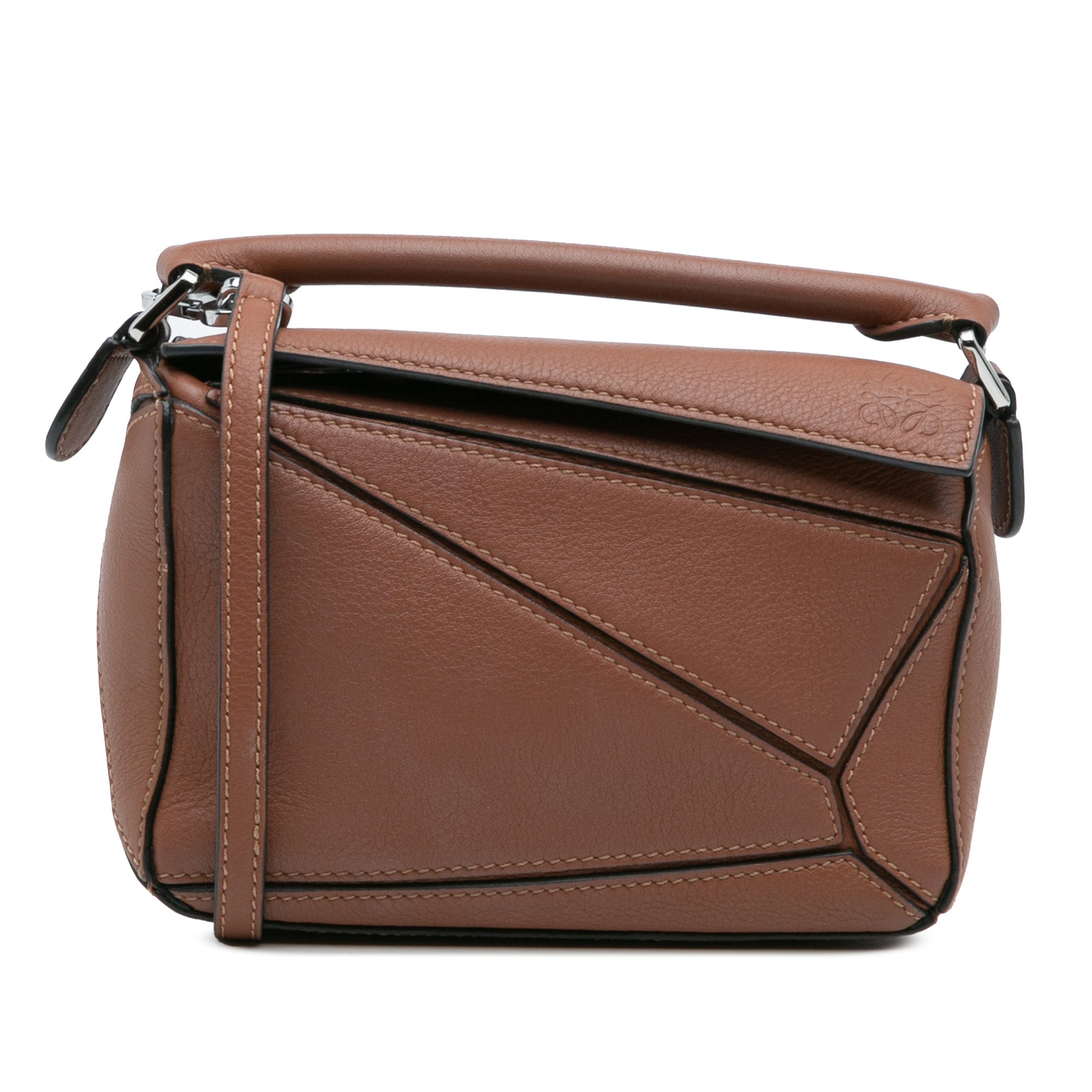 LOEWE Mini Calfskin Puzzle Satchel - image 1