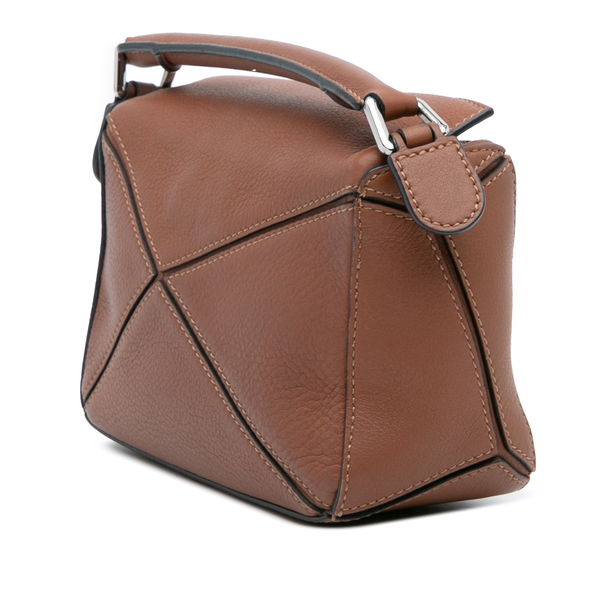 LOEWE Mini Calfskin Puzzle Satchel - image 2