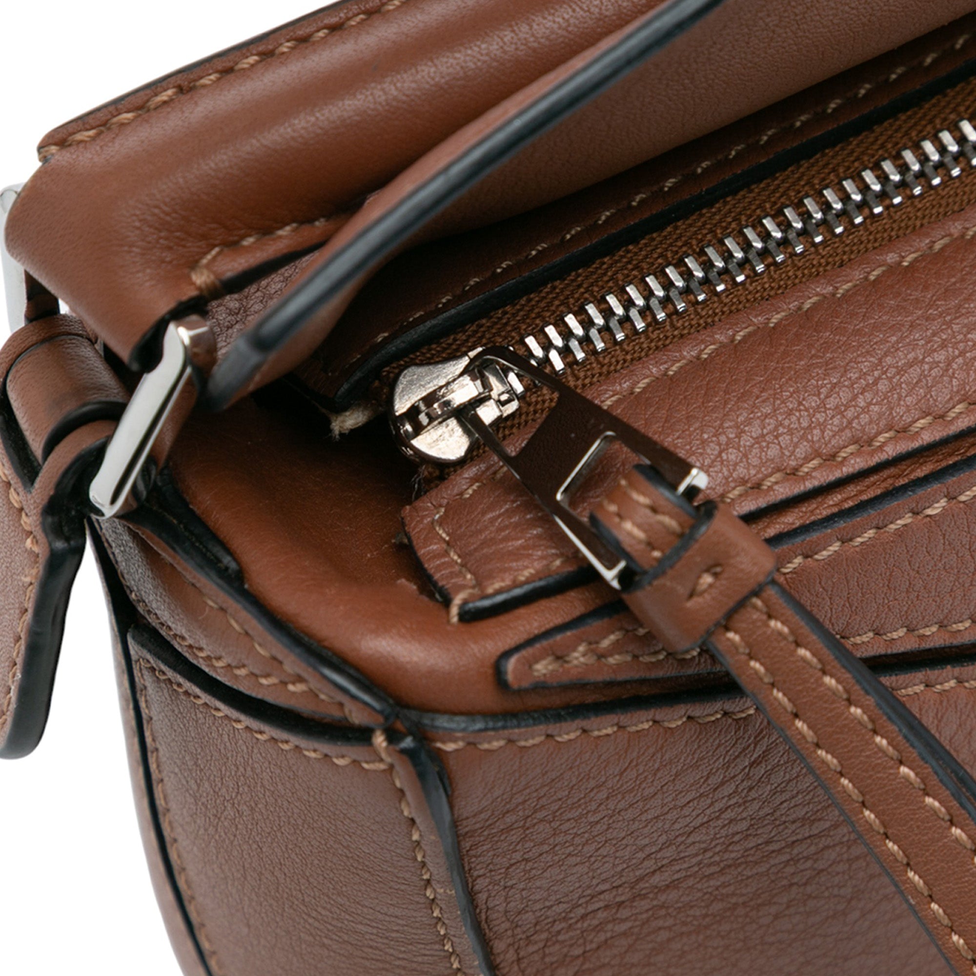 LOEWE Mini Calfskin Puzzle Satchel - image 7
