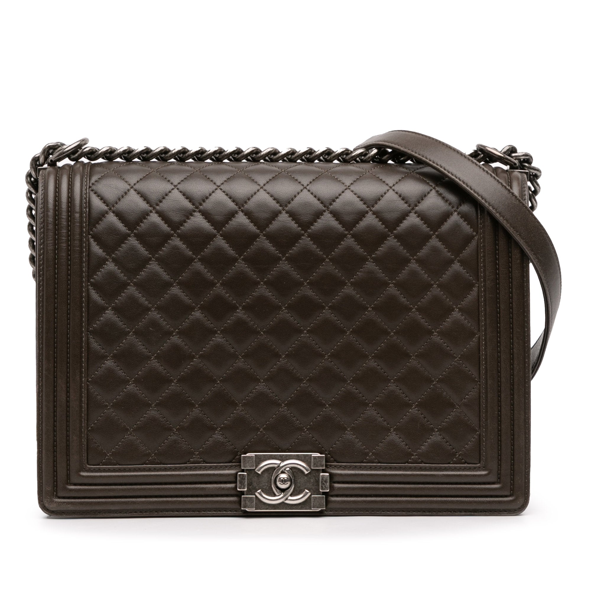 Chanel Large Quilted Lambskin Boy Flap - image 1