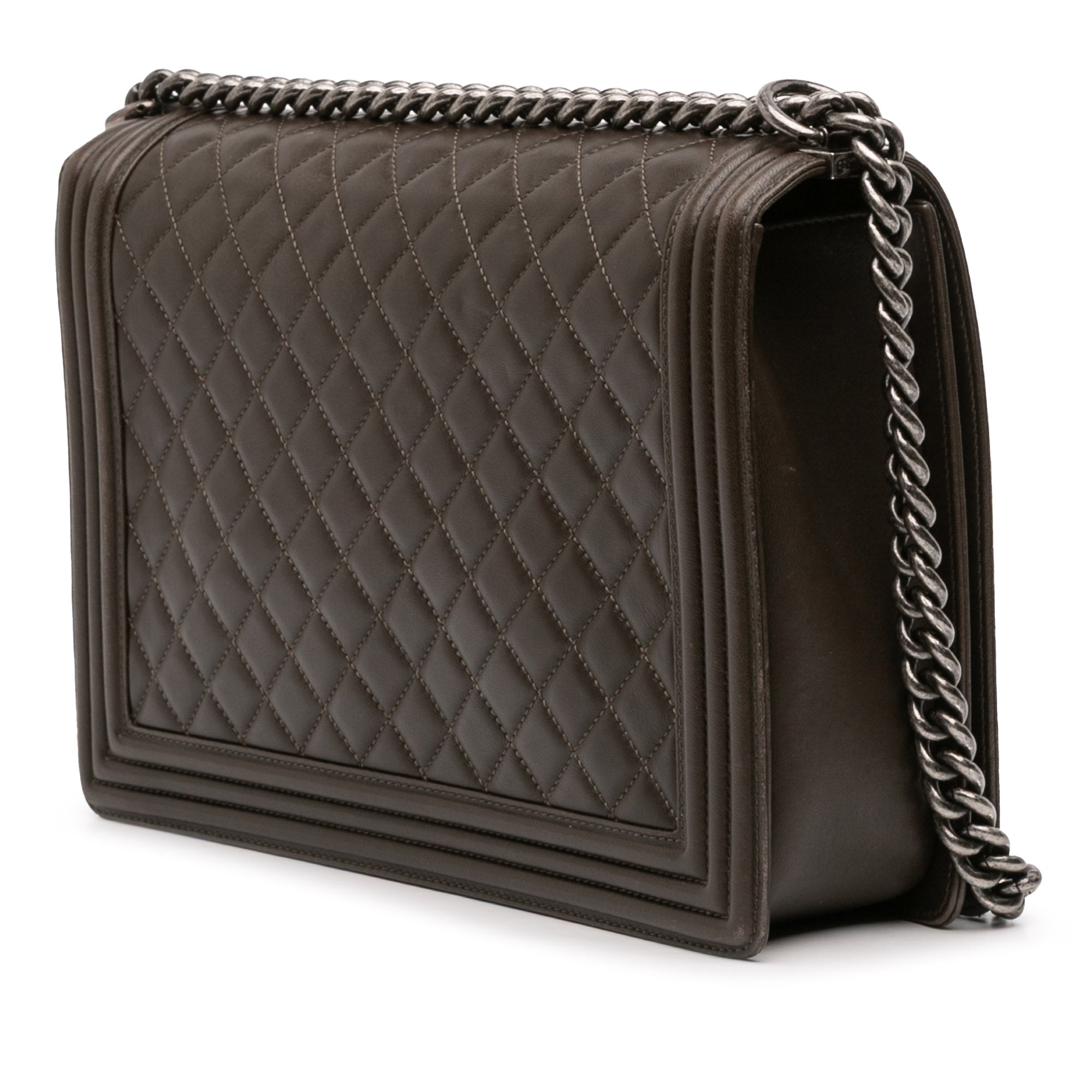 Chanel Large Quilted Lambskin Boy Flap - image 2