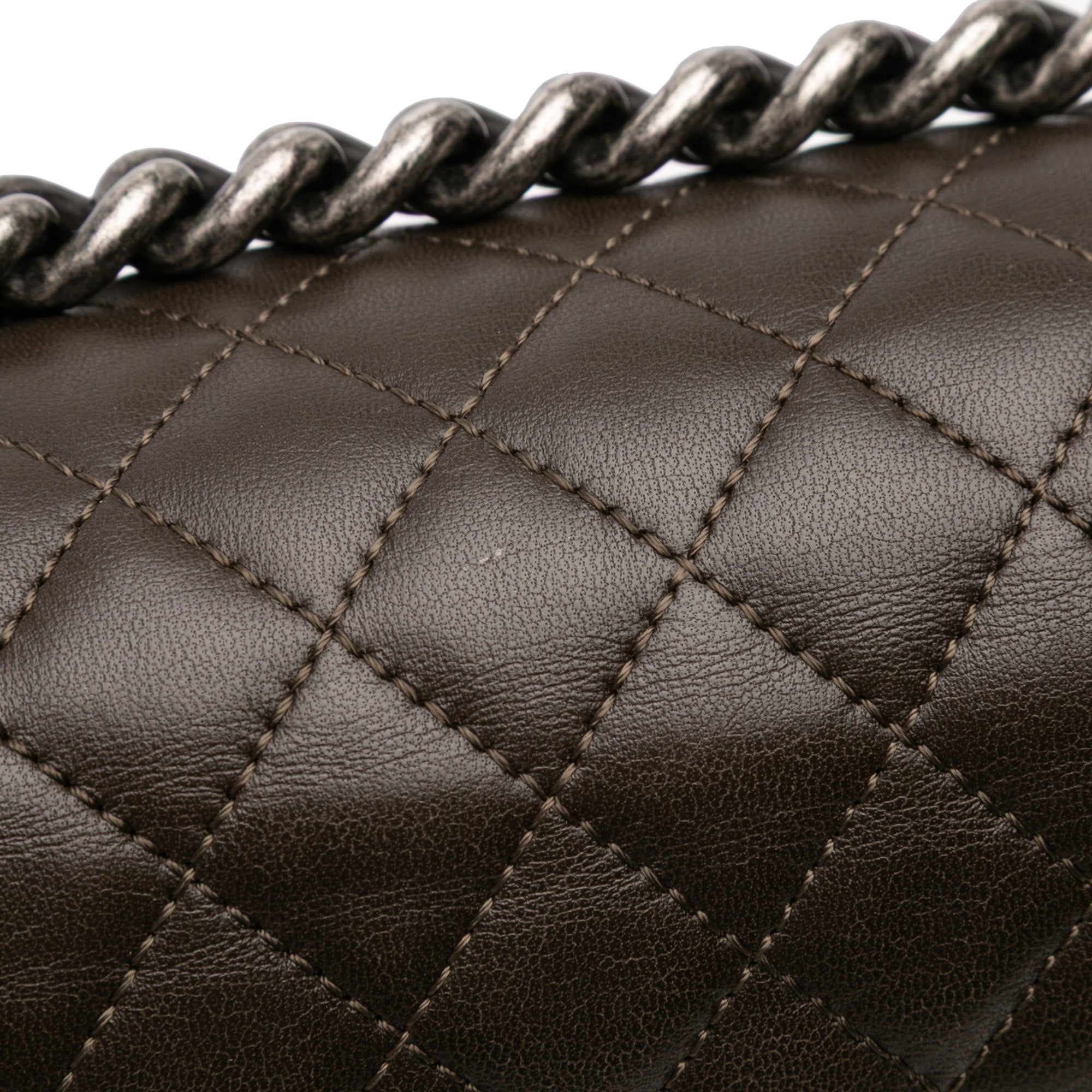 Chanel Large Quilted Lambskin Boy Flap - image 7