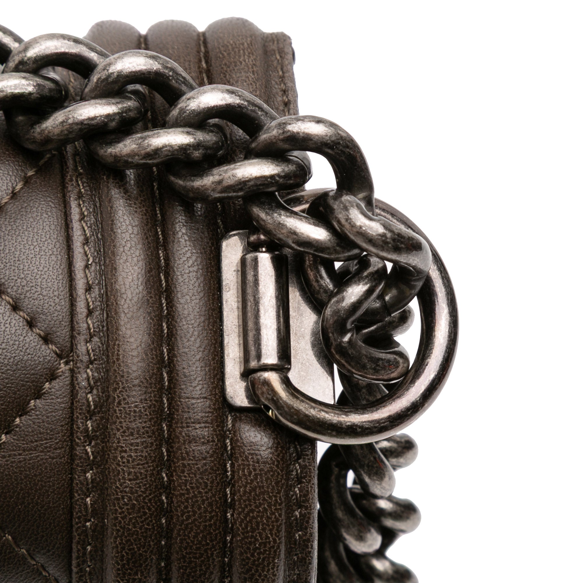 Chanel Large Quilted Lambskin Boy Flap - image 8