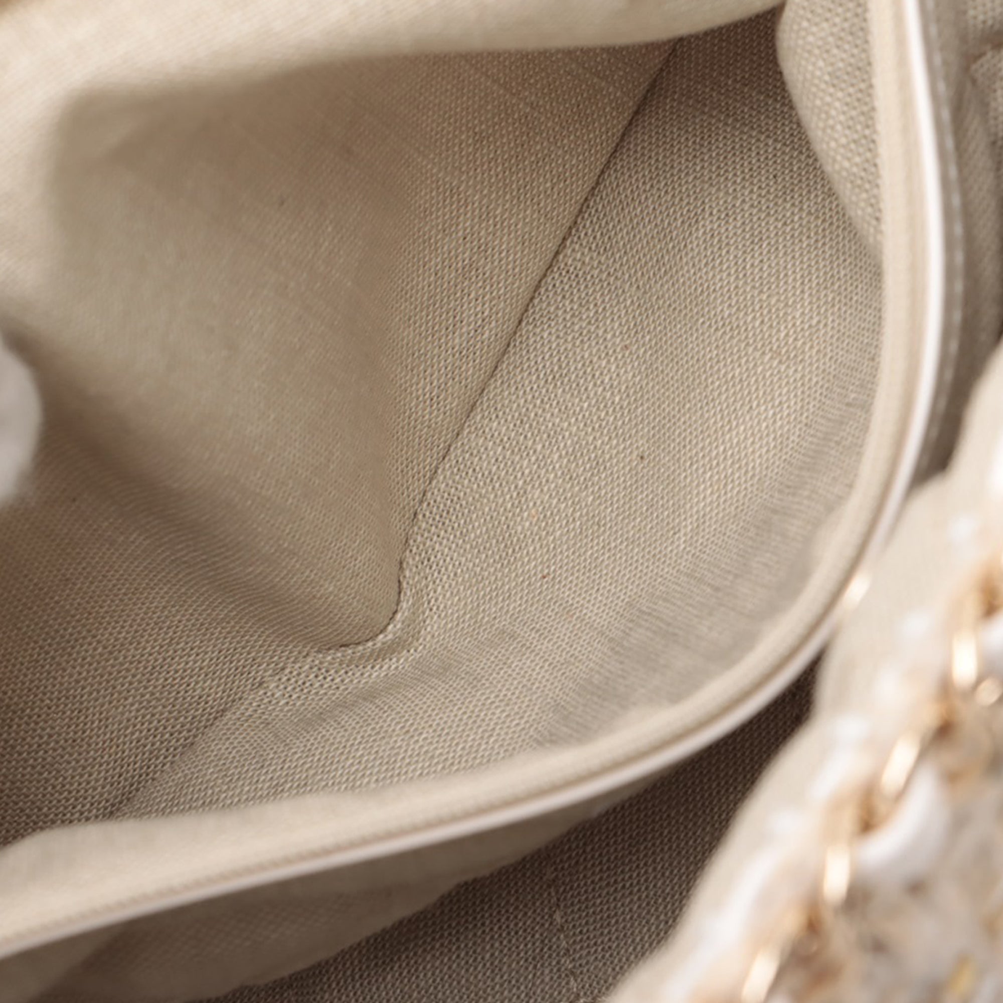 Chanel Small Cotton Crochet Le Panier Shopping Tote - image 4