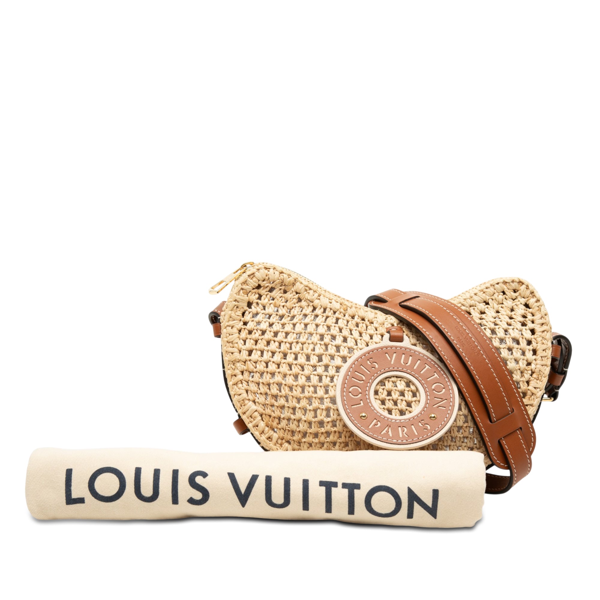 Louis Vuitton Raffia By the Pool Croissant MM - image 7
