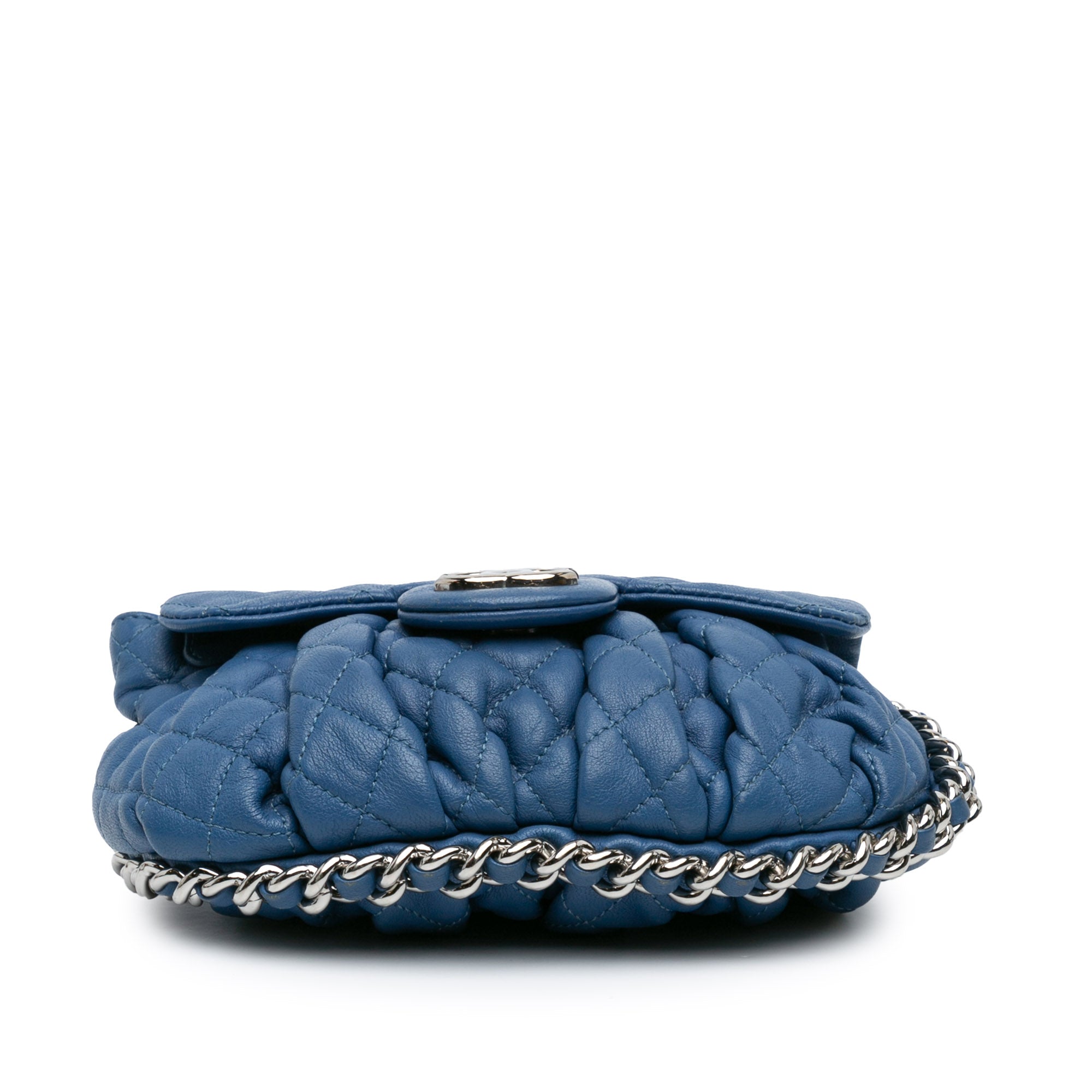 Chanel Mini CC Chain Around Lambskin Flap - image 3