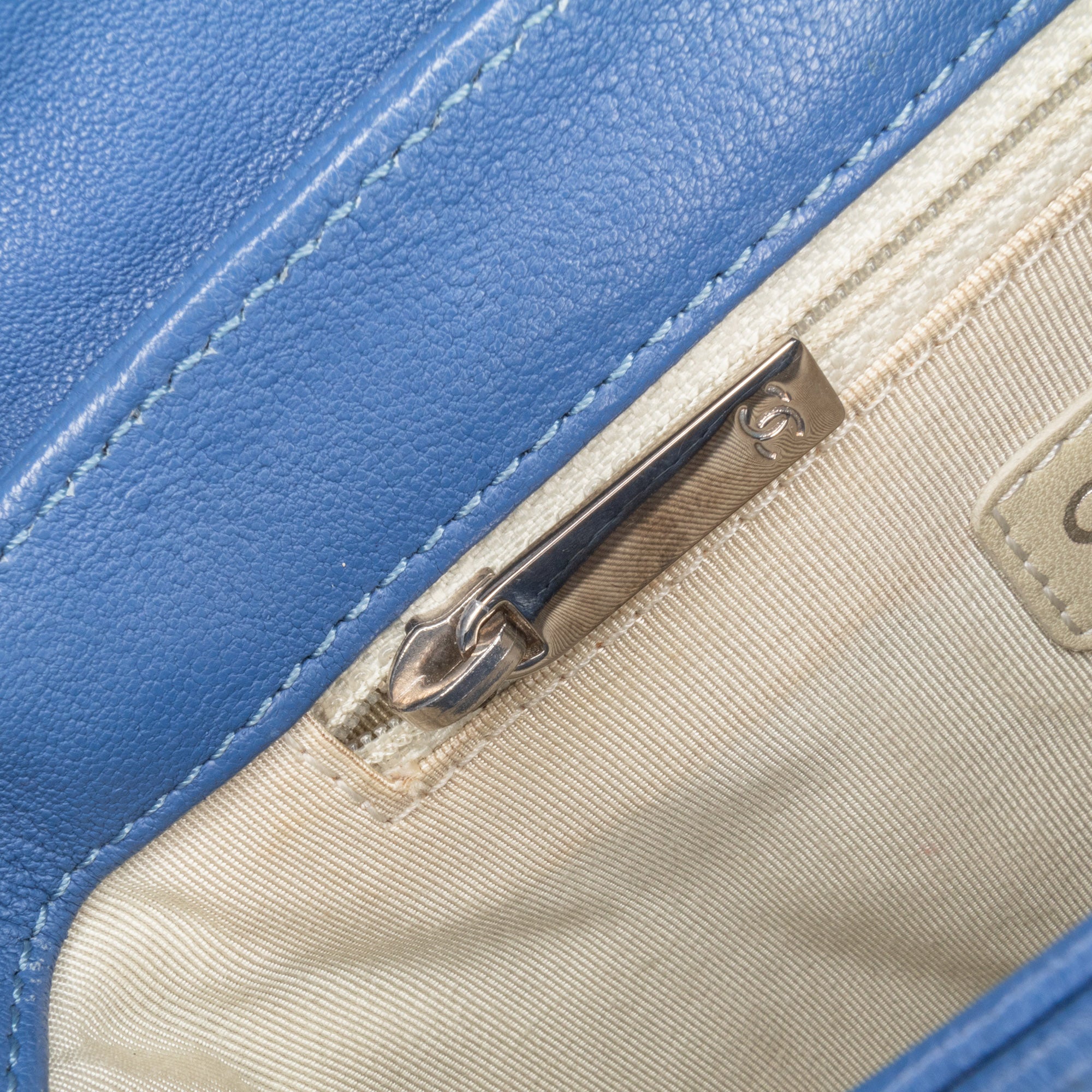 Chanel Mini CC Chain Around Lambskin Flap - image 6