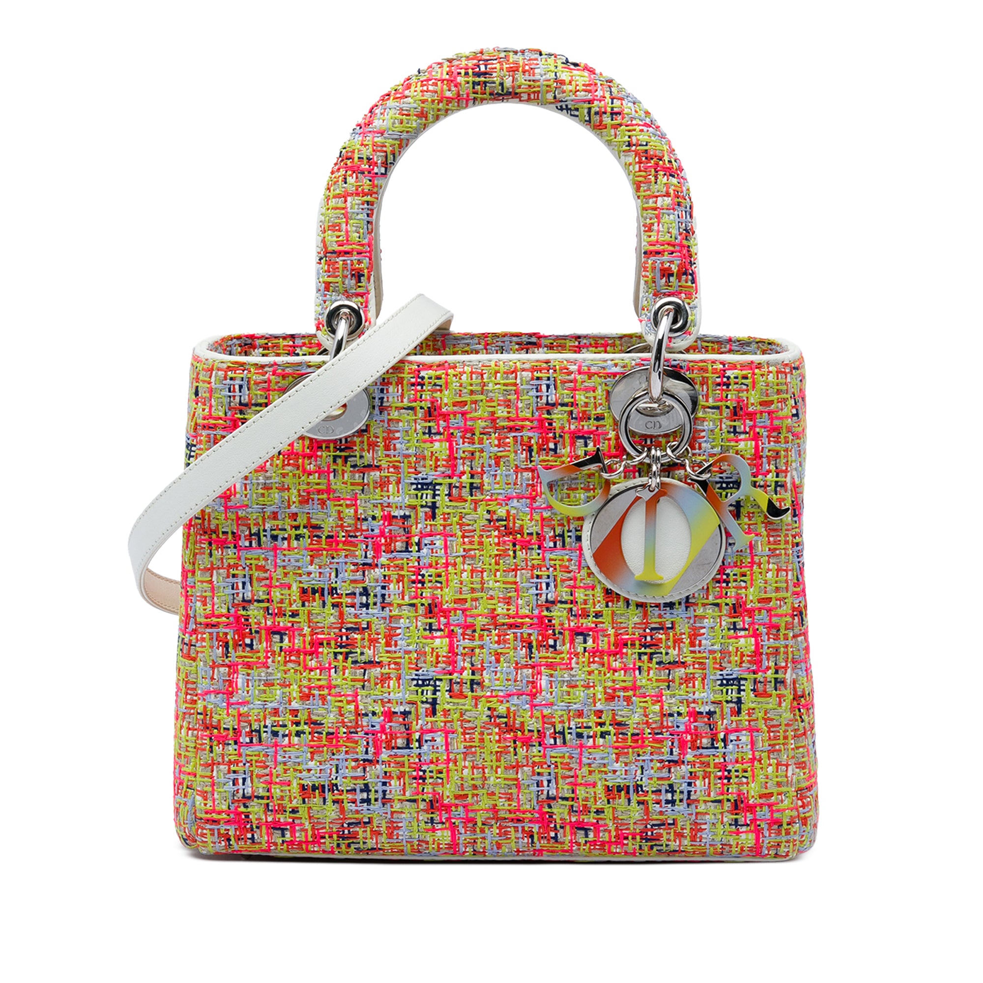 Dior Medium Multicolor Tweed Lady Dior - image 1