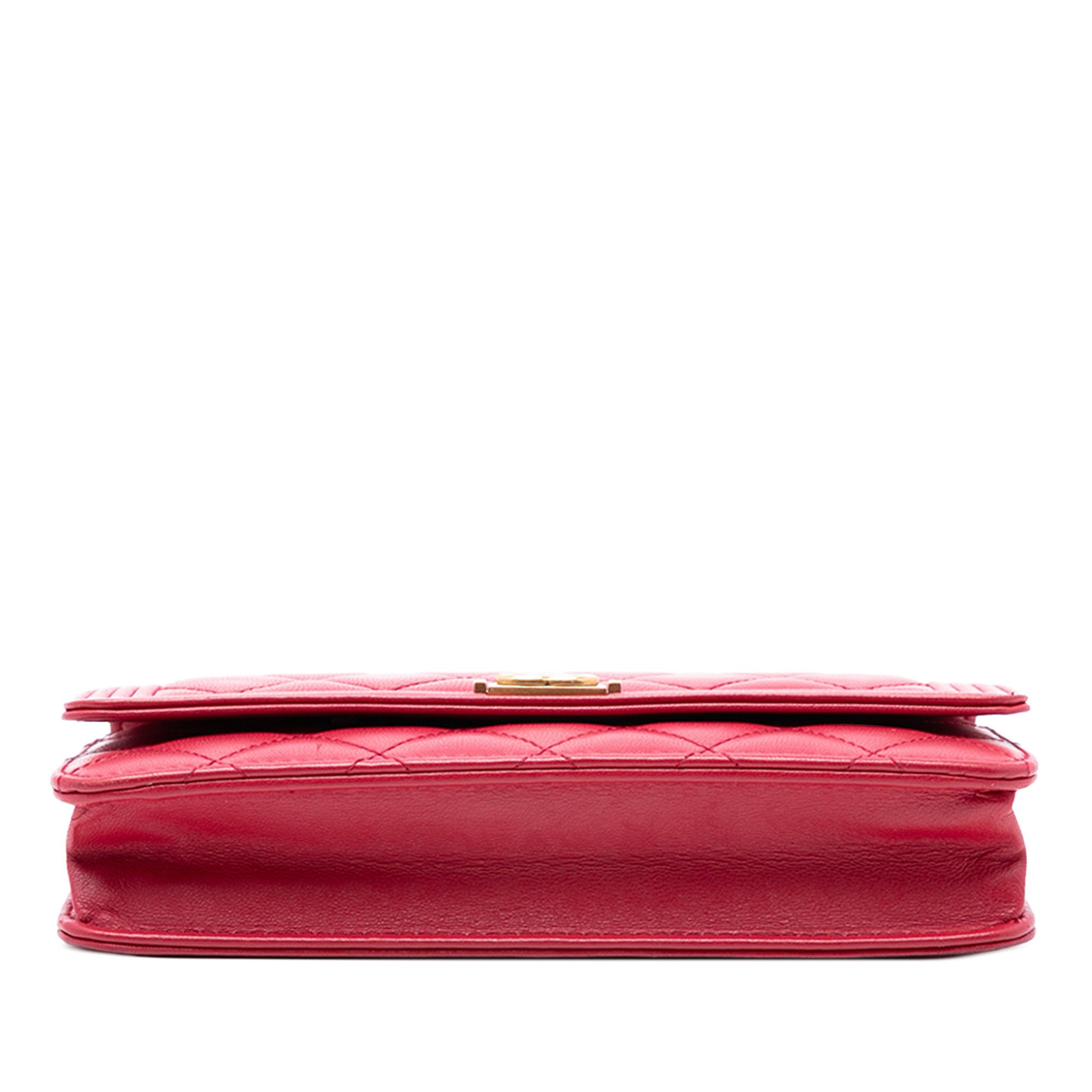 Chanel Quilted Lambskin Boy Wallet On Chain - image 3