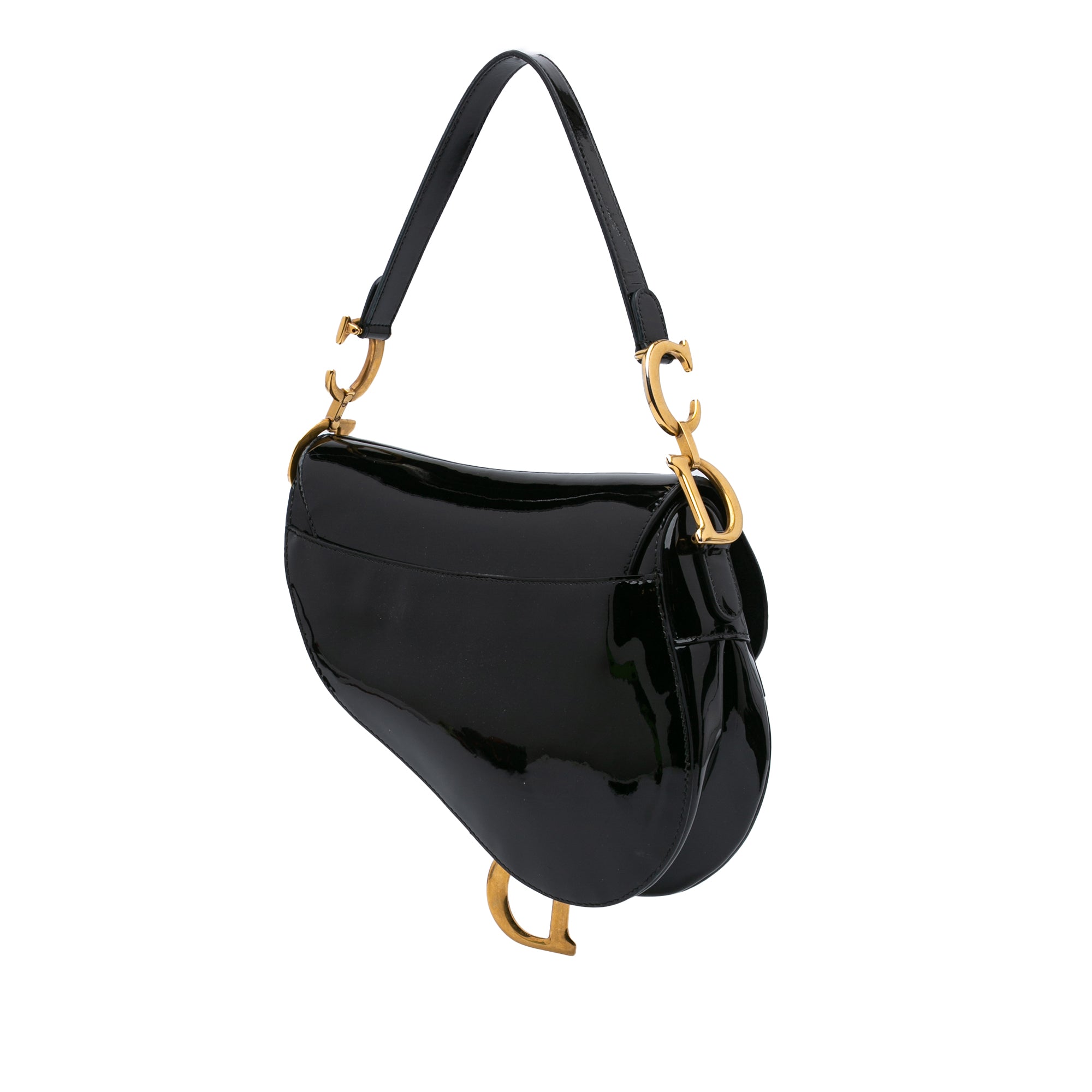 Dior Patent Saddle Bag - image 2
