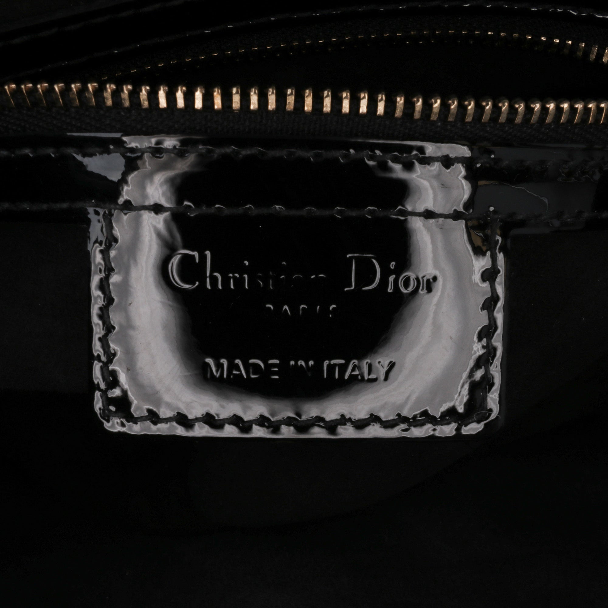 Dior Patent Saddle Bag - image 5