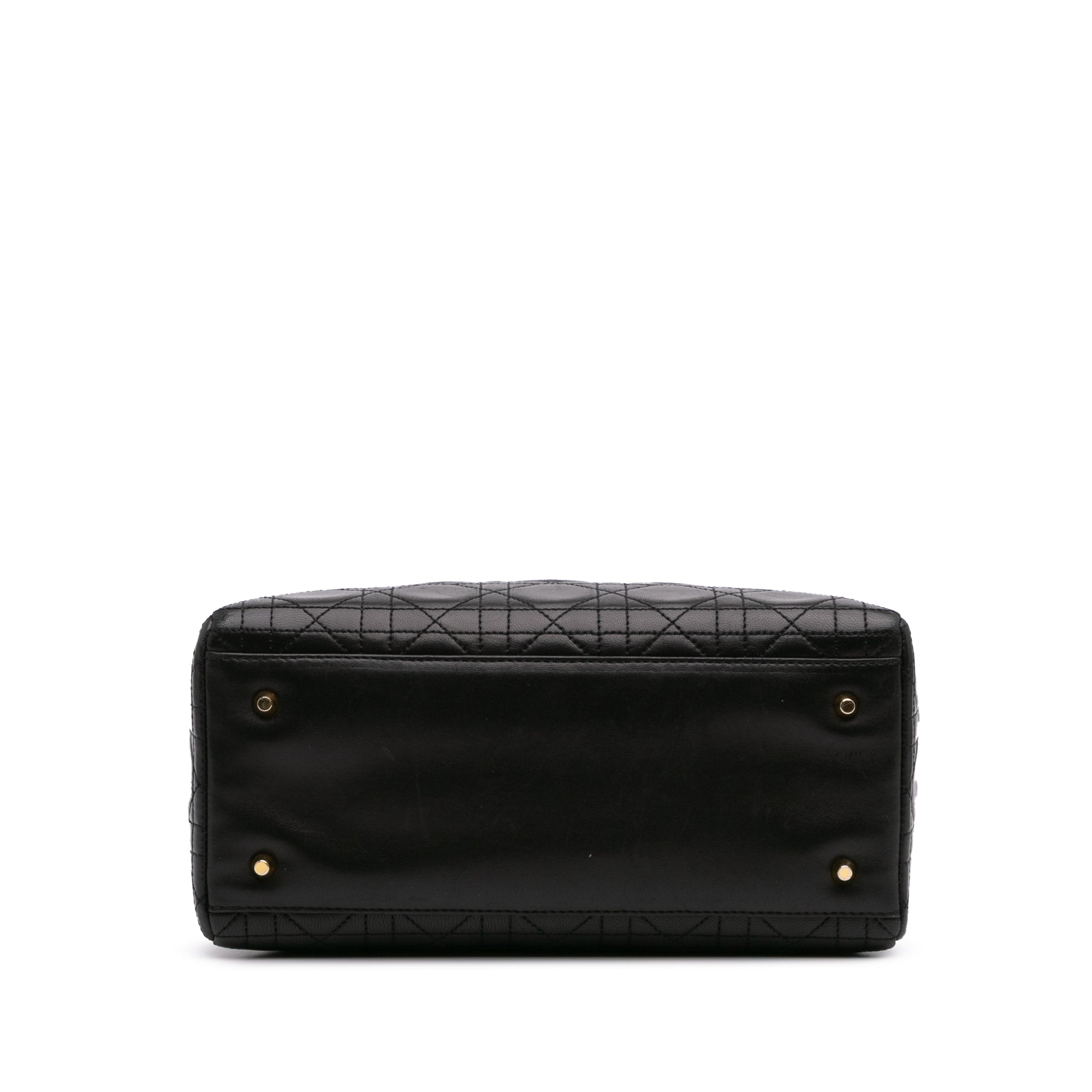 Dior Medium Lambskin Cannage Lady Dior - image 3