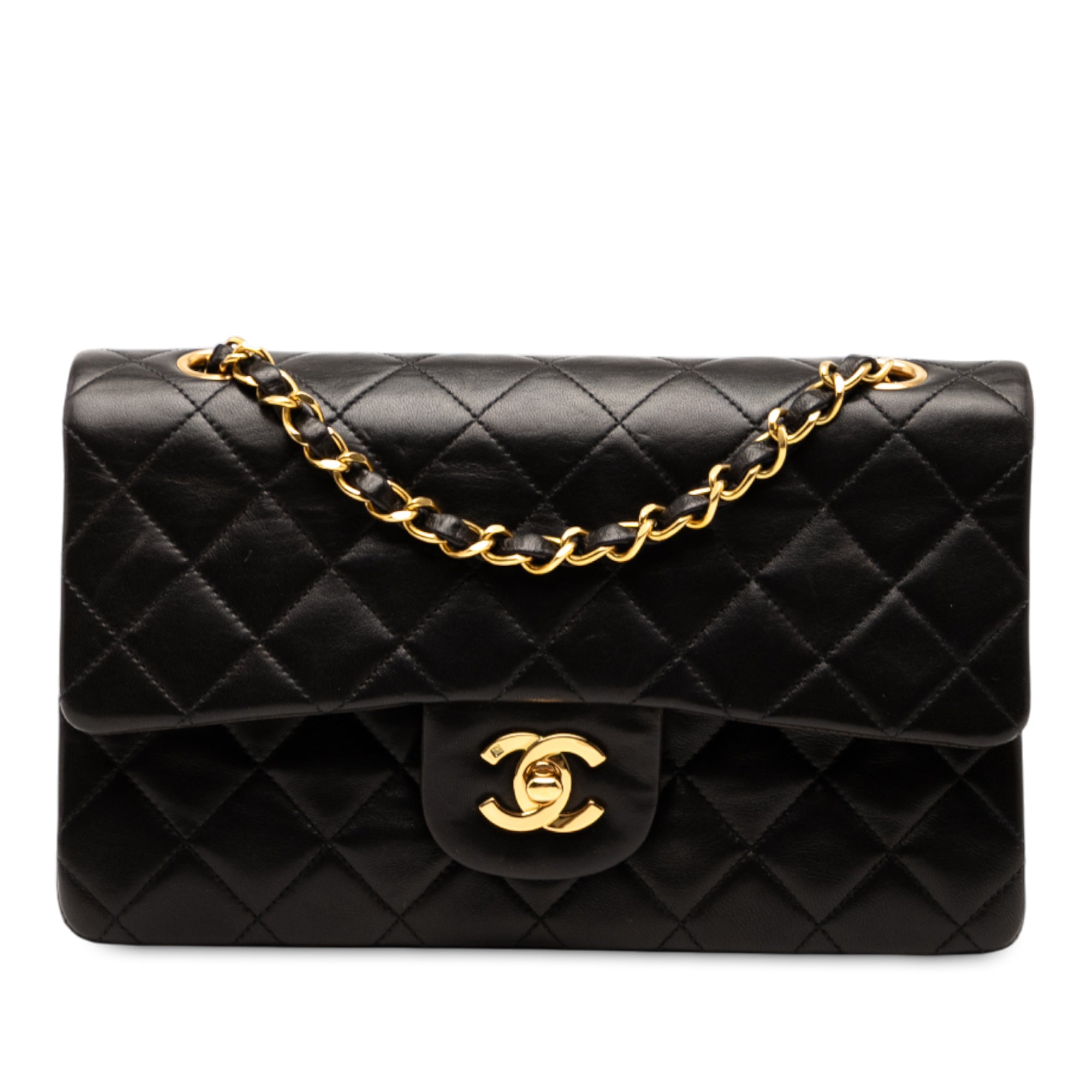 Chanel Small Classic Lambskin Double Flap - image 1