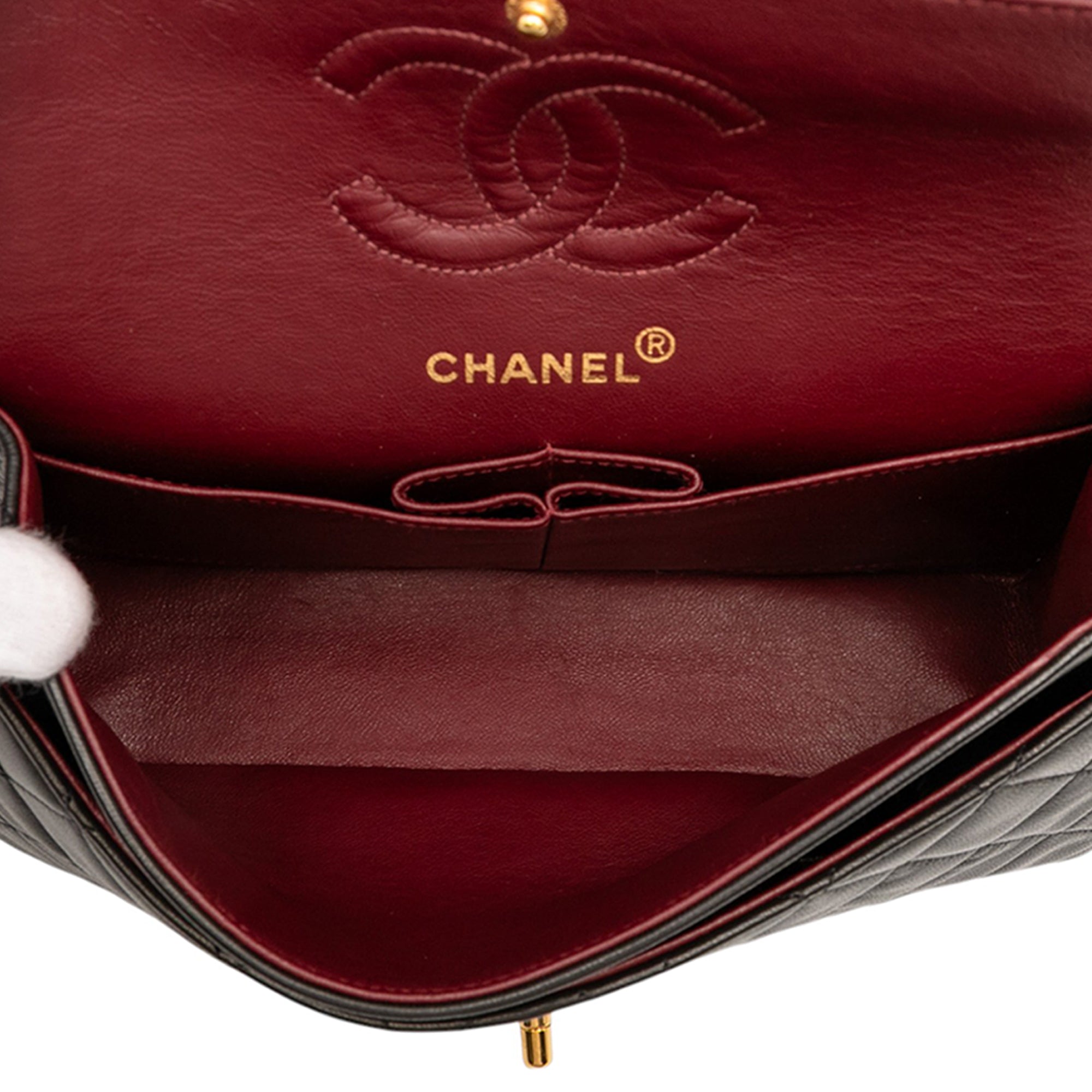 Chanel Small Classic Lambskin Double Flap - image 4