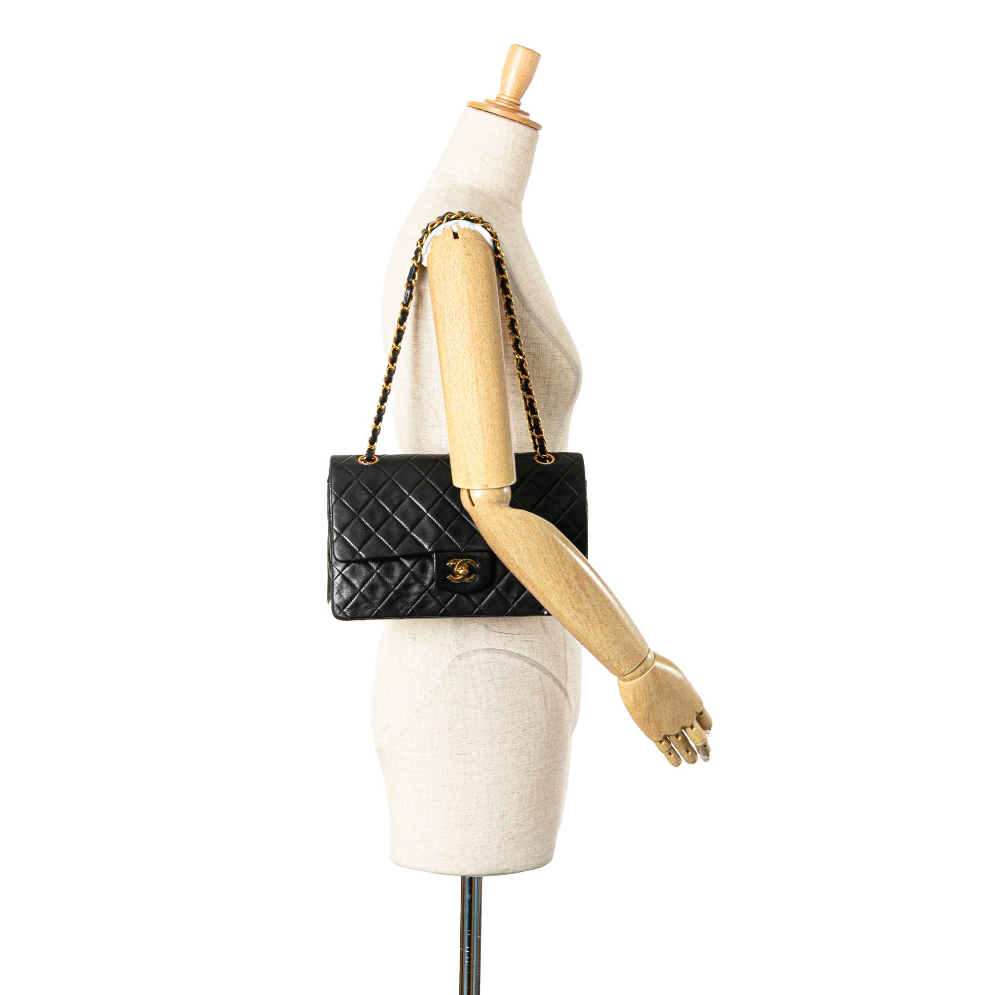 Chanel Medium Classic Lambskin Double Flap - image 10