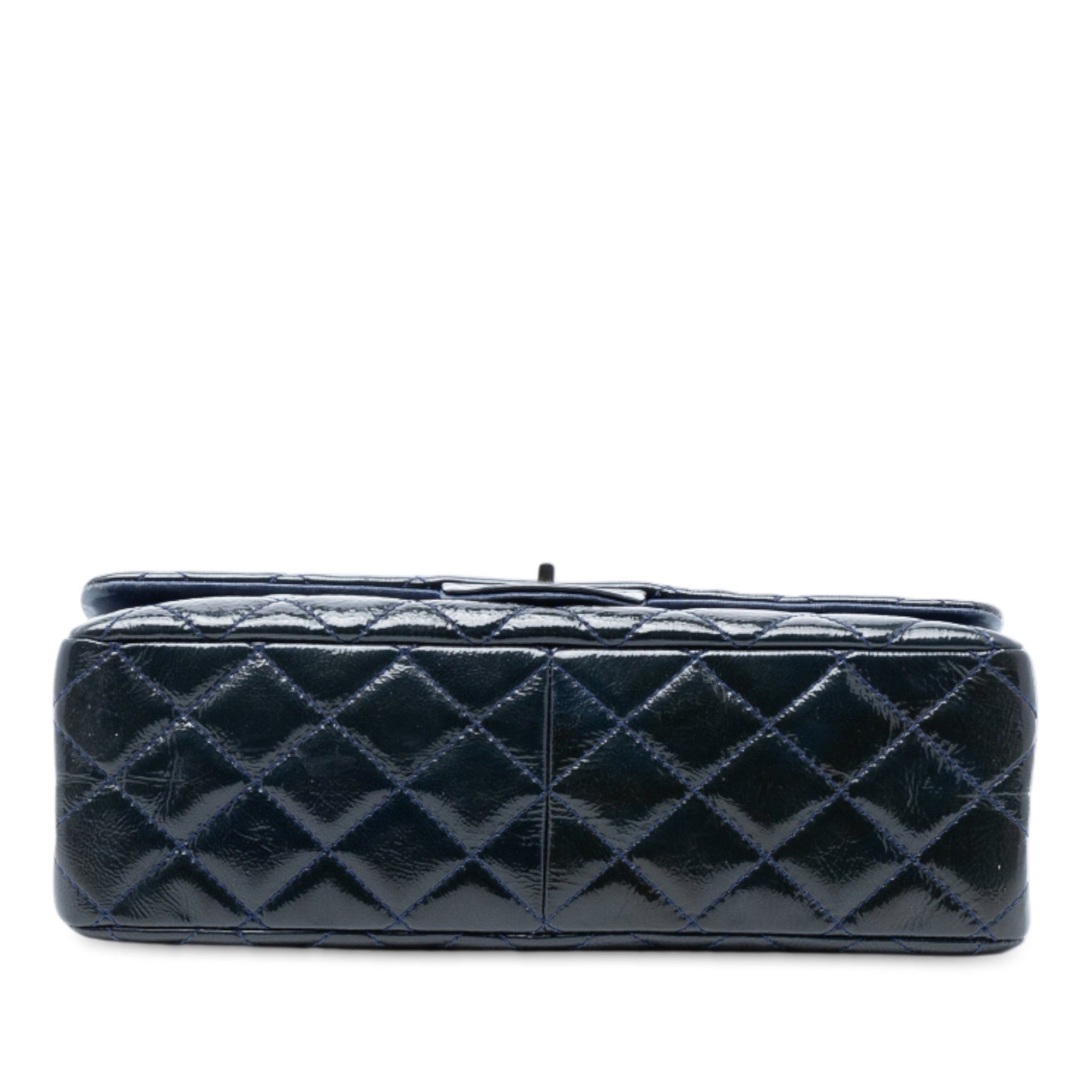 Chanel Quilted Distressed Patent Reissue 2.55 Double Flap 227 - image 3