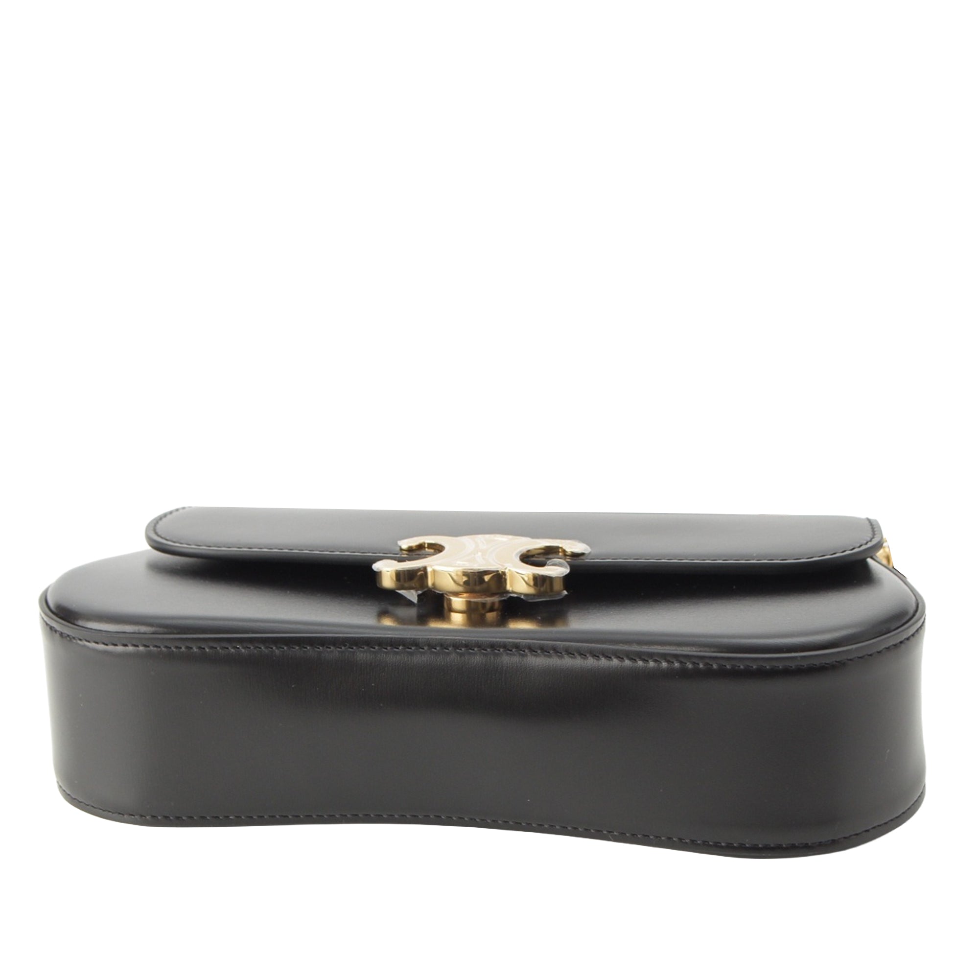 Celine Teen Shiny Calfskin Triomphe Lola Top Handle Bag - image 3