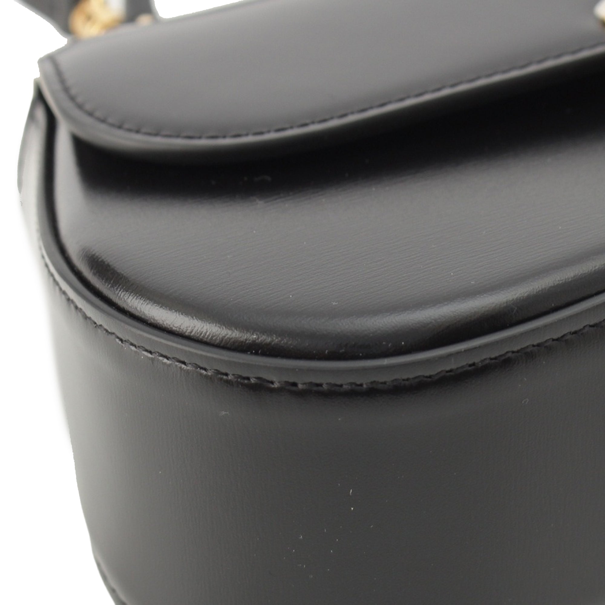 Celine Teen Shiny Calfskin Triomphe Lola Top Handle Bag - image 7