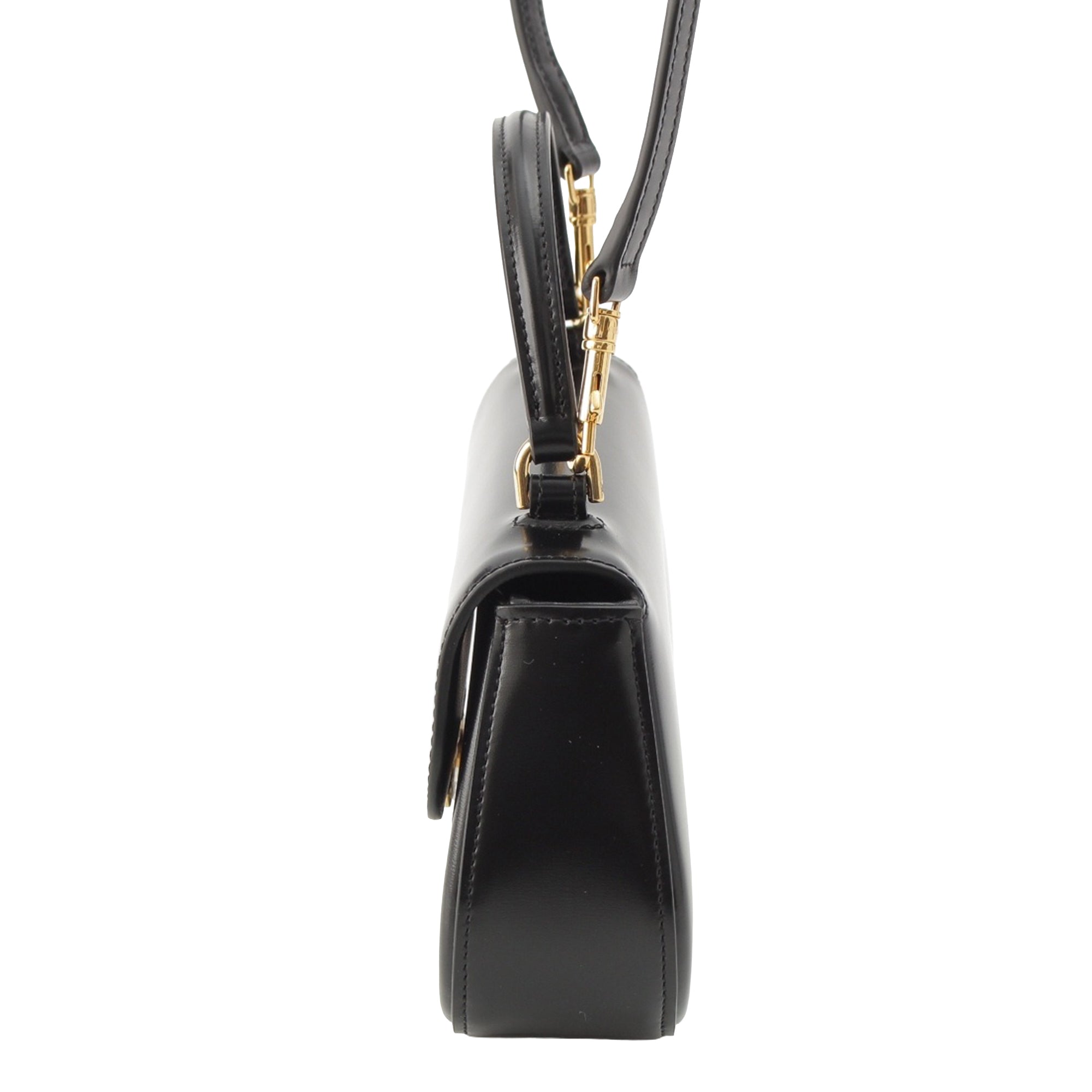 Celine Teen Shiny Calfskin Triomphe Lola Top Handle Bag - image 9
