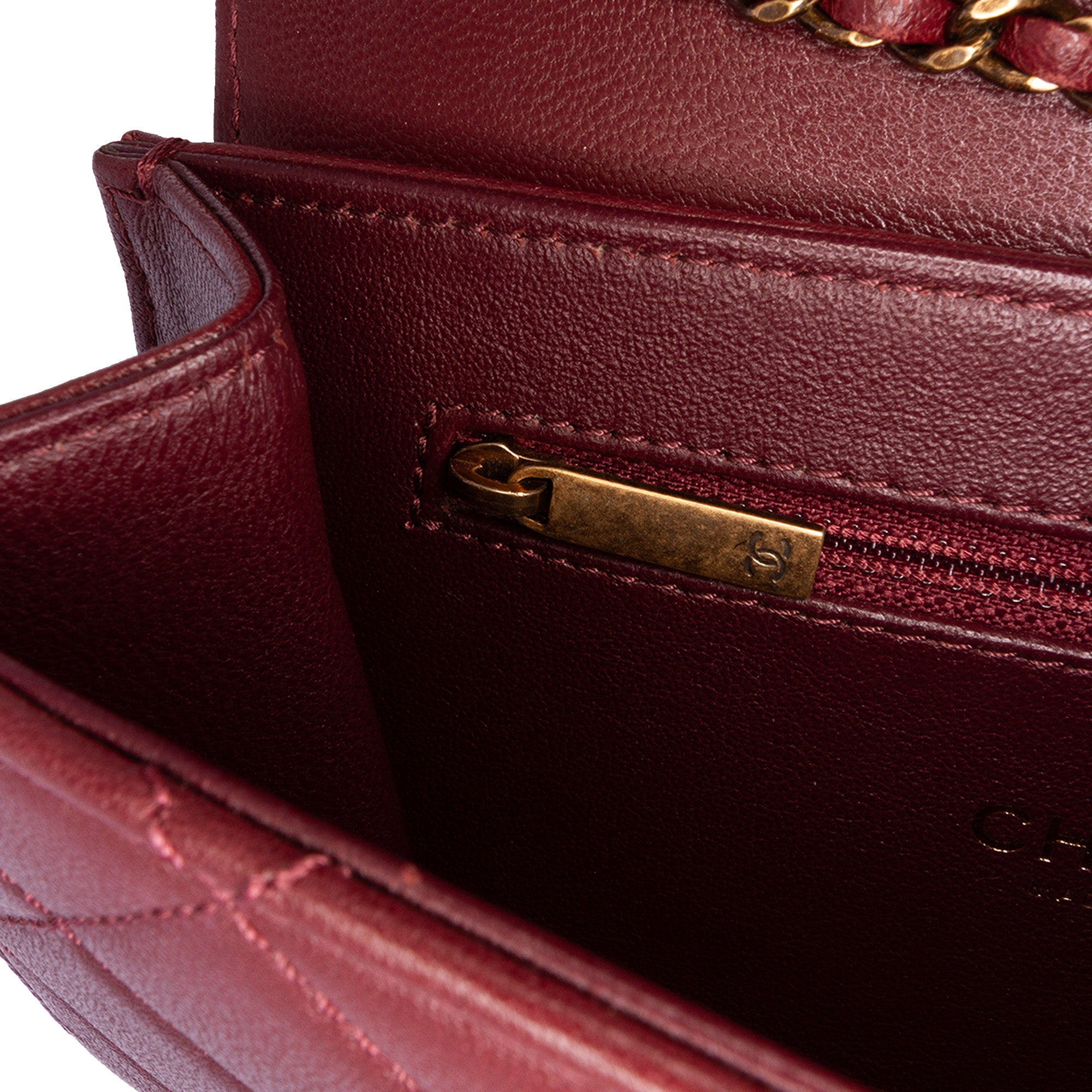 Chanel Mini Lambskin Beauty Lock Flap - image 6