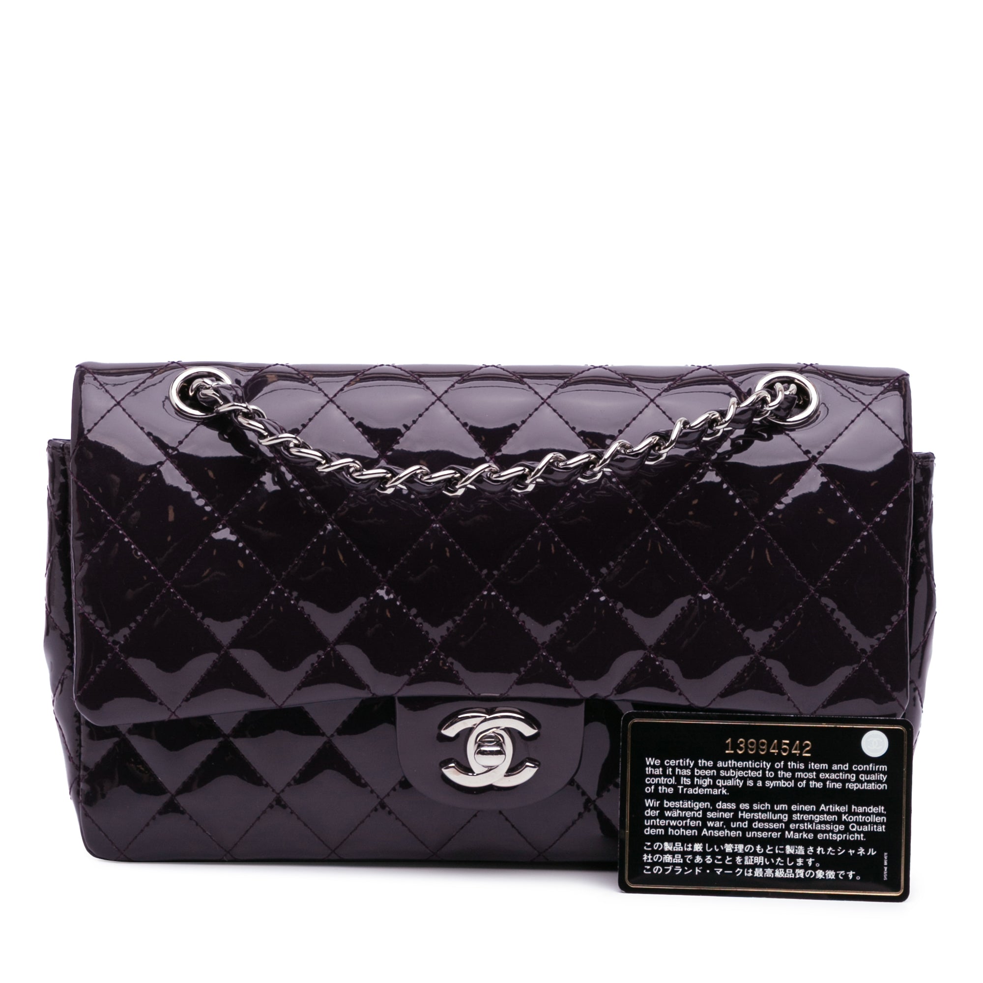 Chanel Medium Classic Patent Double Flap - image 10