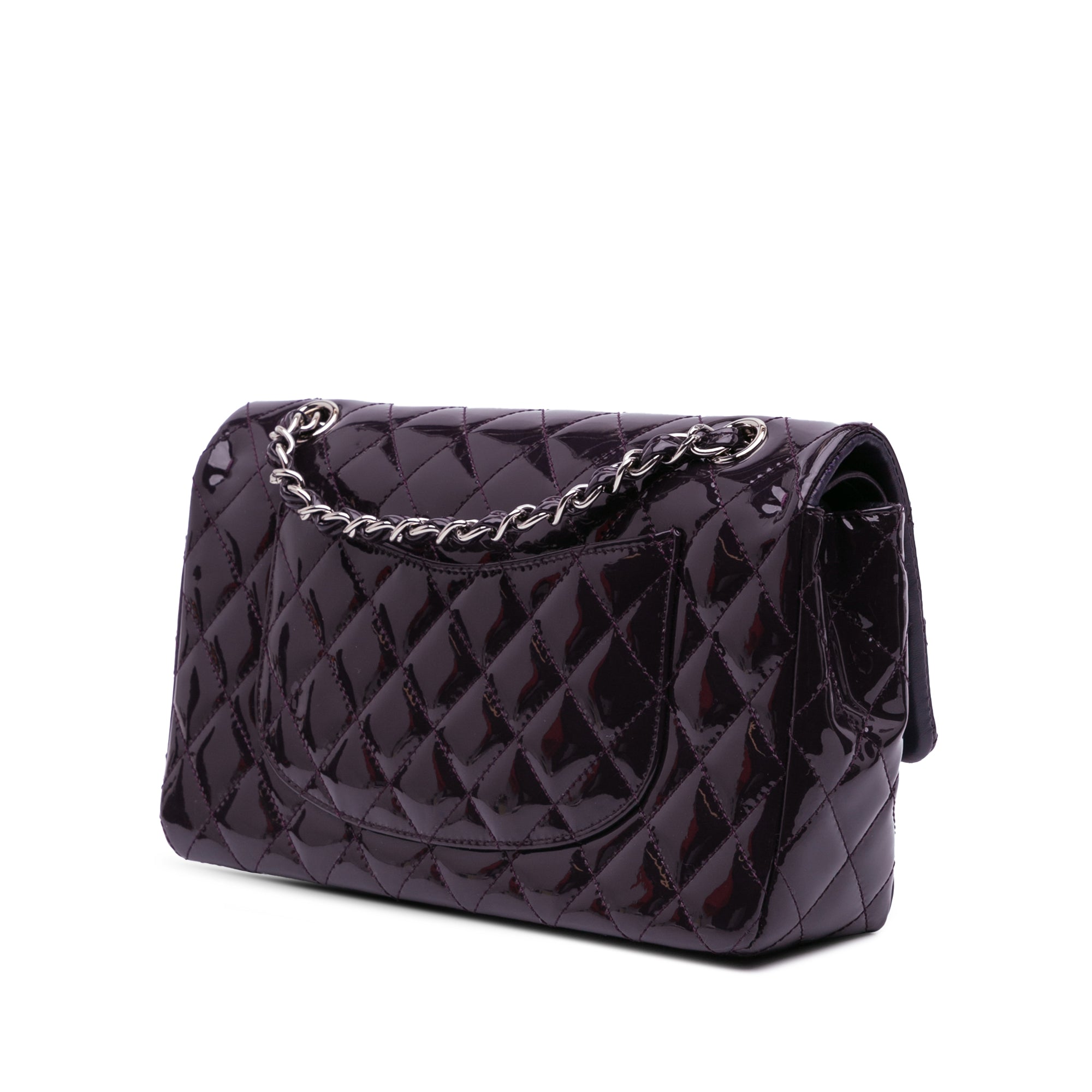 Chanel Medium Classic Patent Double Flap - image 2