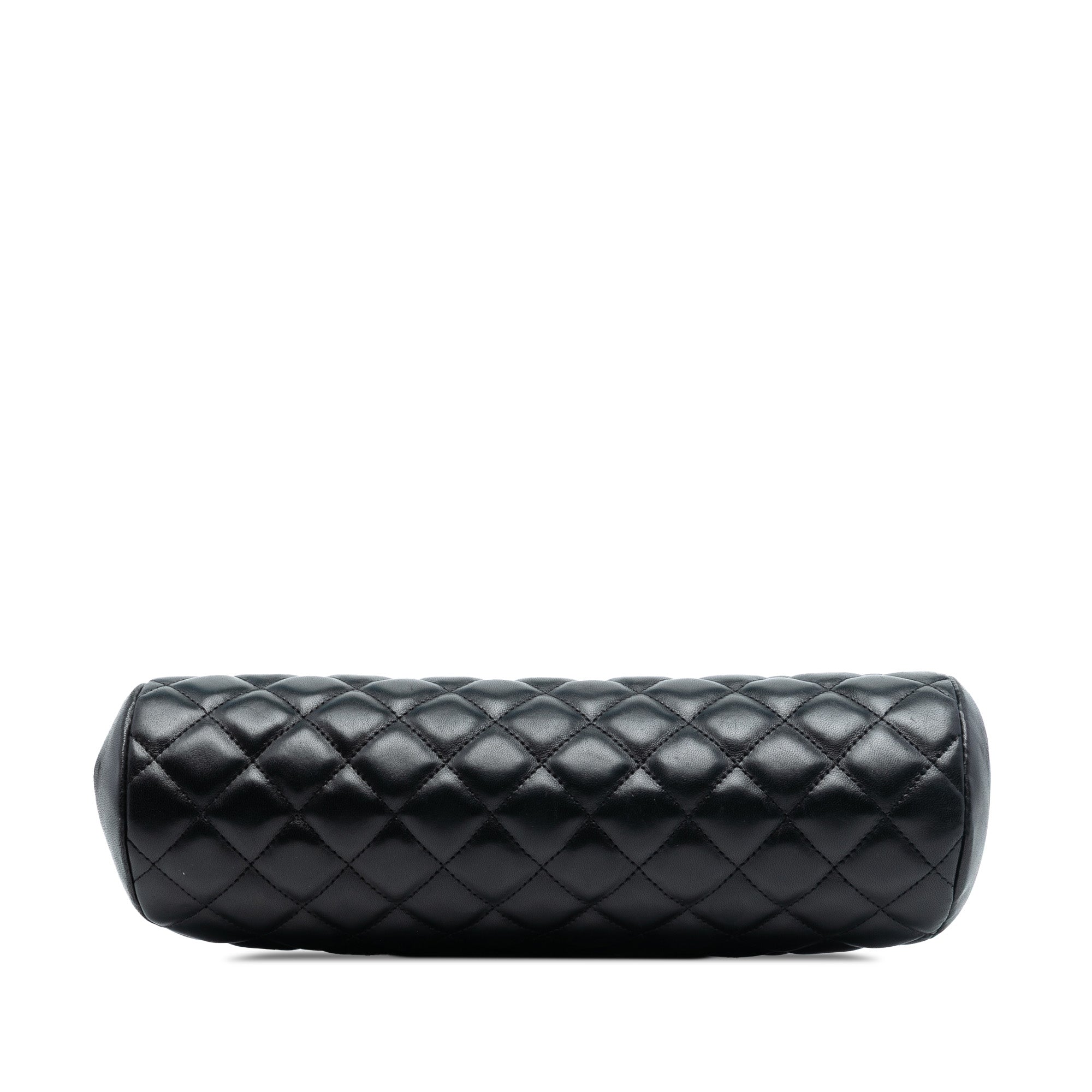Chanel Quilted Lambskin Timeless Kisslock Clutch - image 3