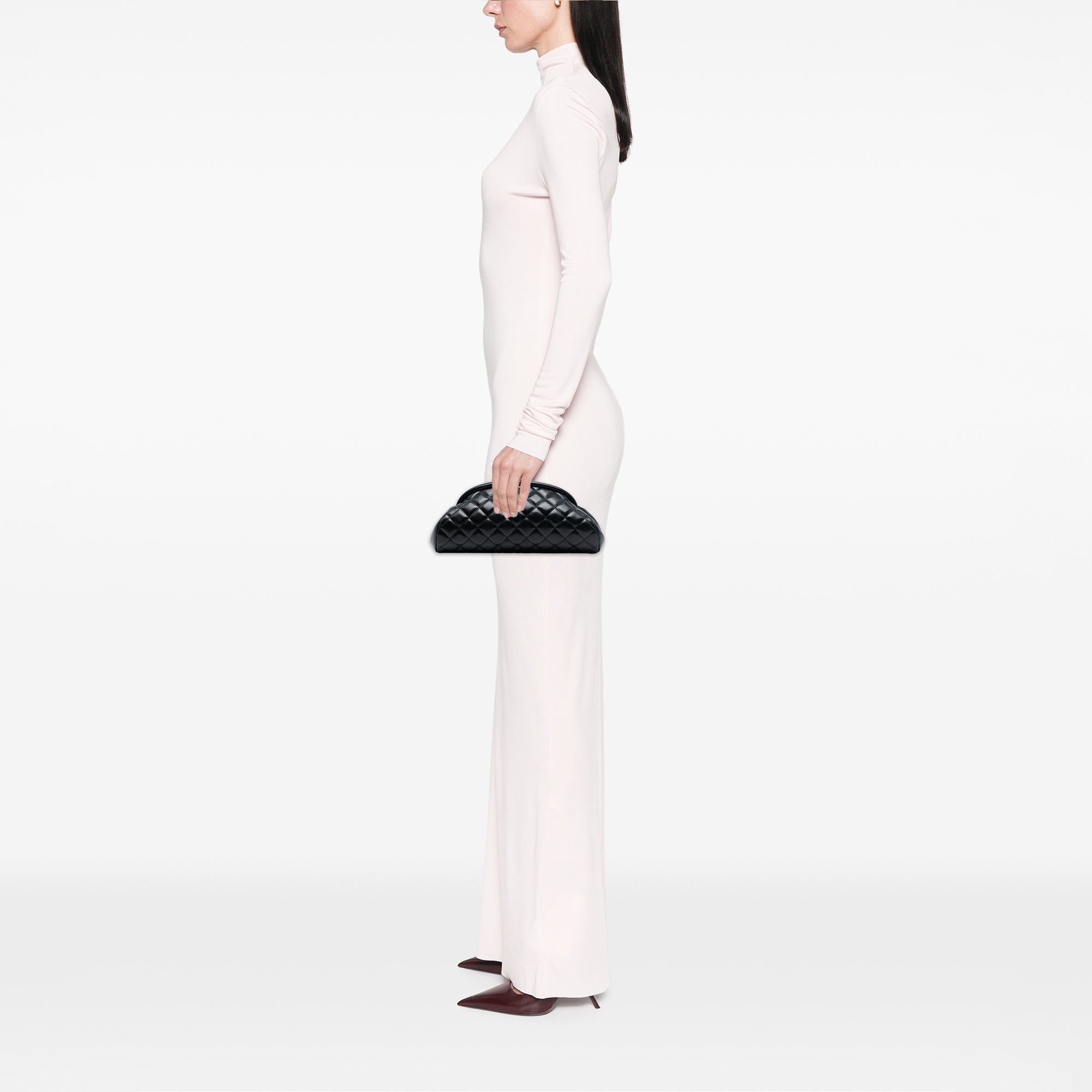 Chanel Quilted Lambskin Timeless Kisslock Clutch - image 7