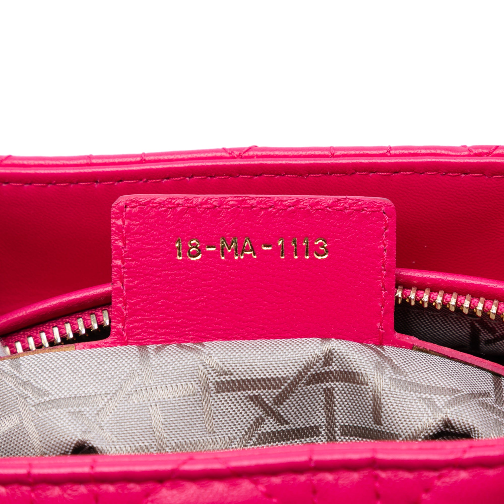 Dior Medium Lambskin Cannage Lady Dior - image 6
