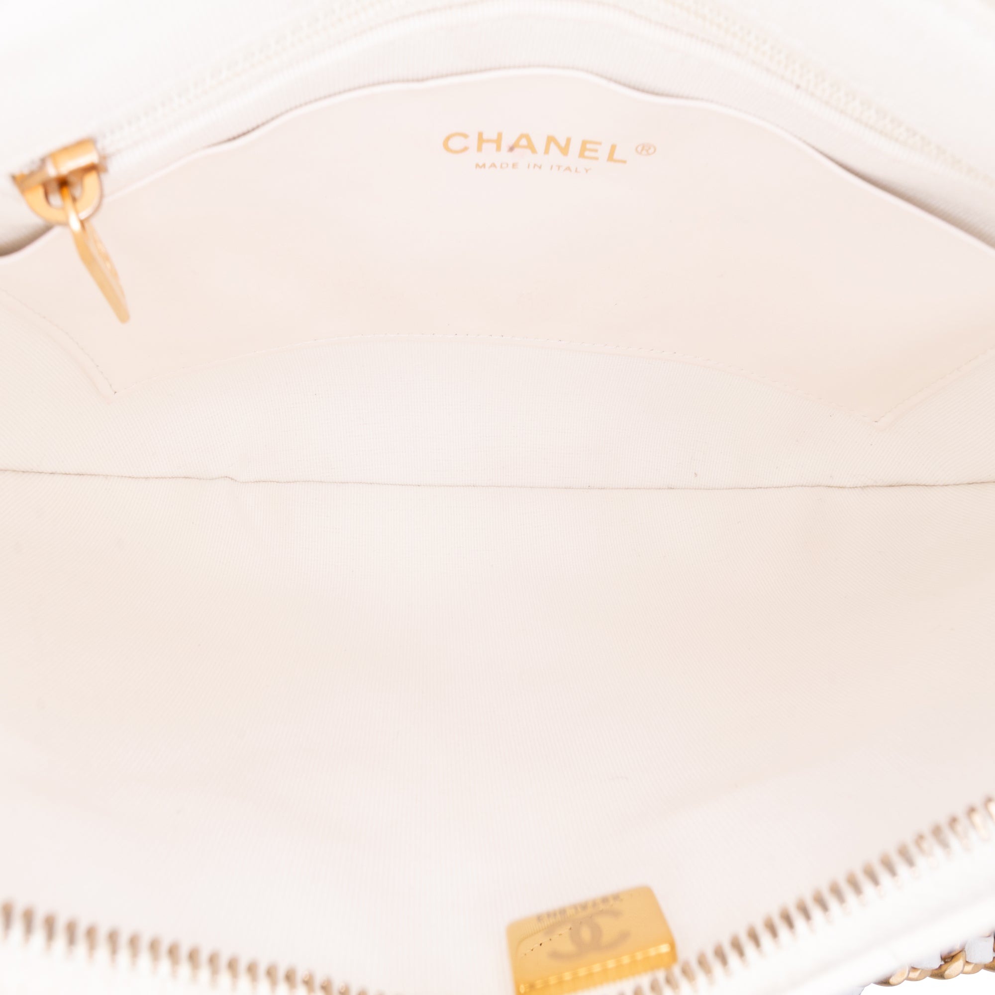 Chanel Large Shiny Crumpled Quilted Lambskin Trendy Chain Around Hobo - image 4