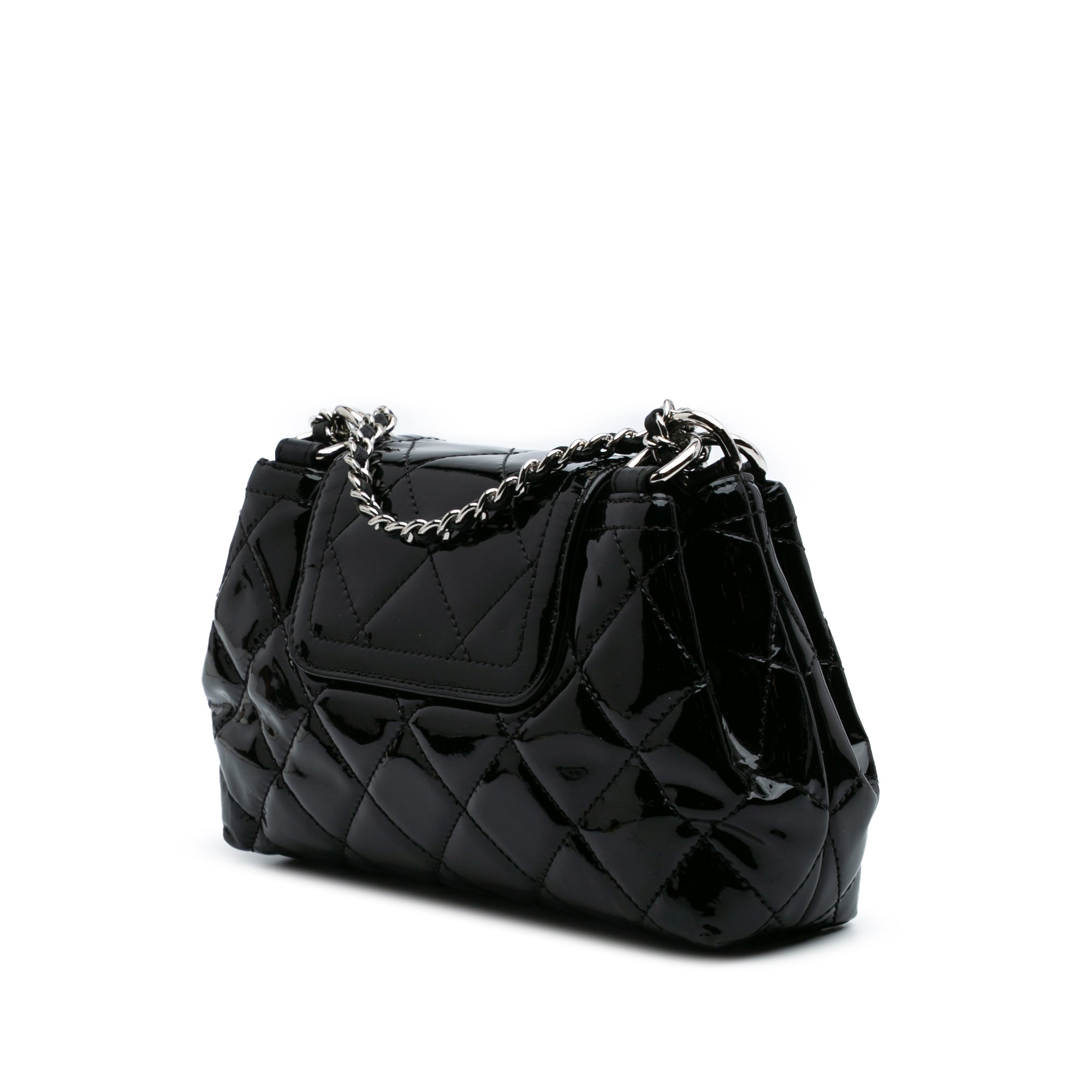 Chanel Small Quilted Patent Coco Shine Accordion Flap - image 2