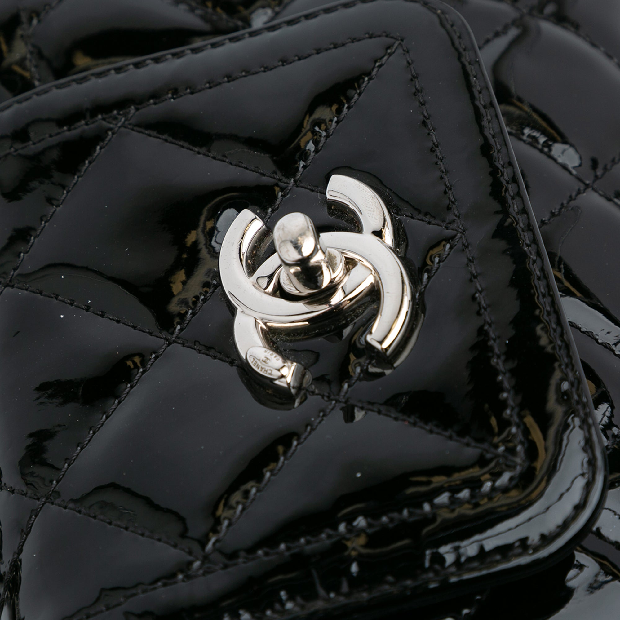 Chanel Small Quilted Patent Coco Shine Accordion Flap - image 8