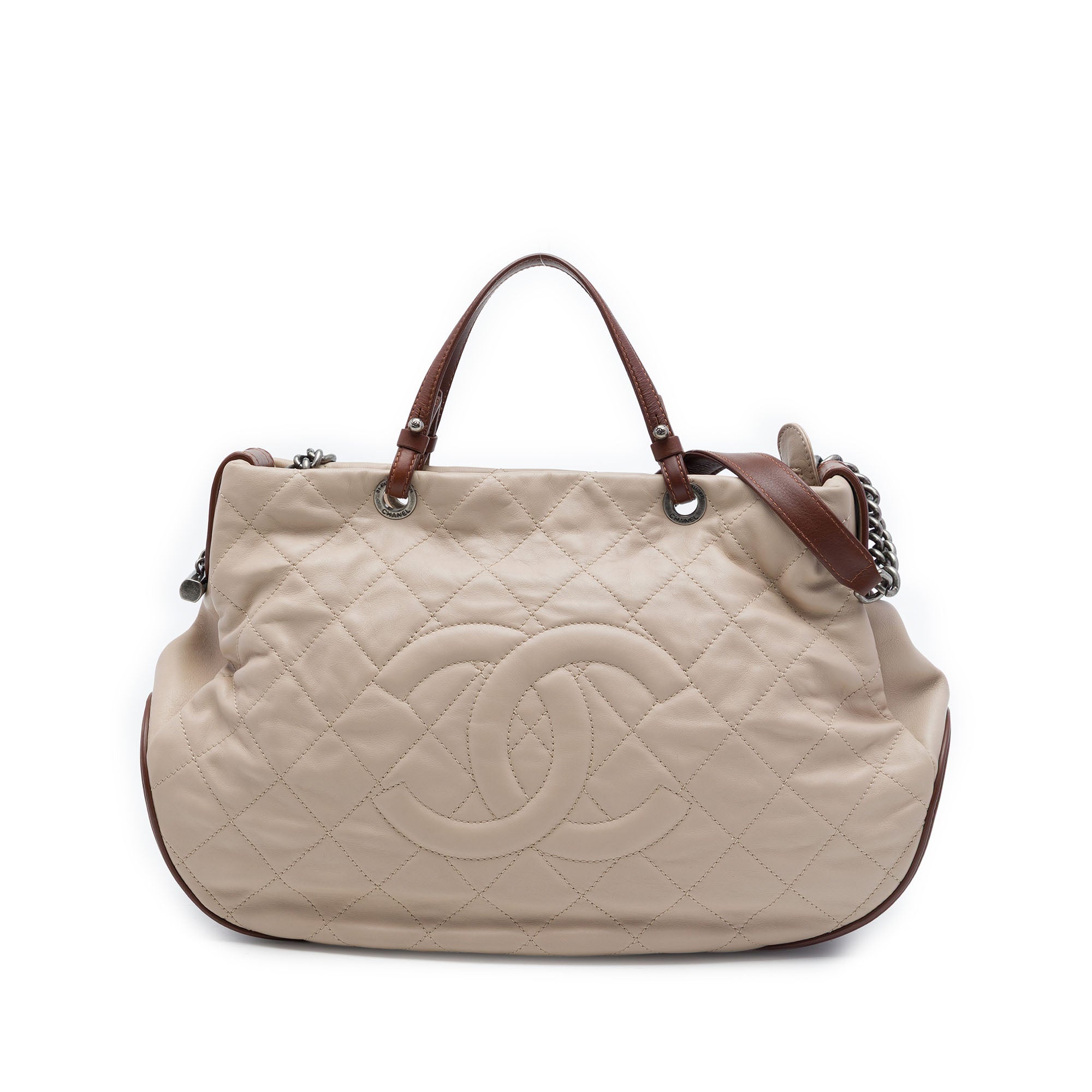 Chanel Quilted Lambskin Country Chic Satchel - image 1