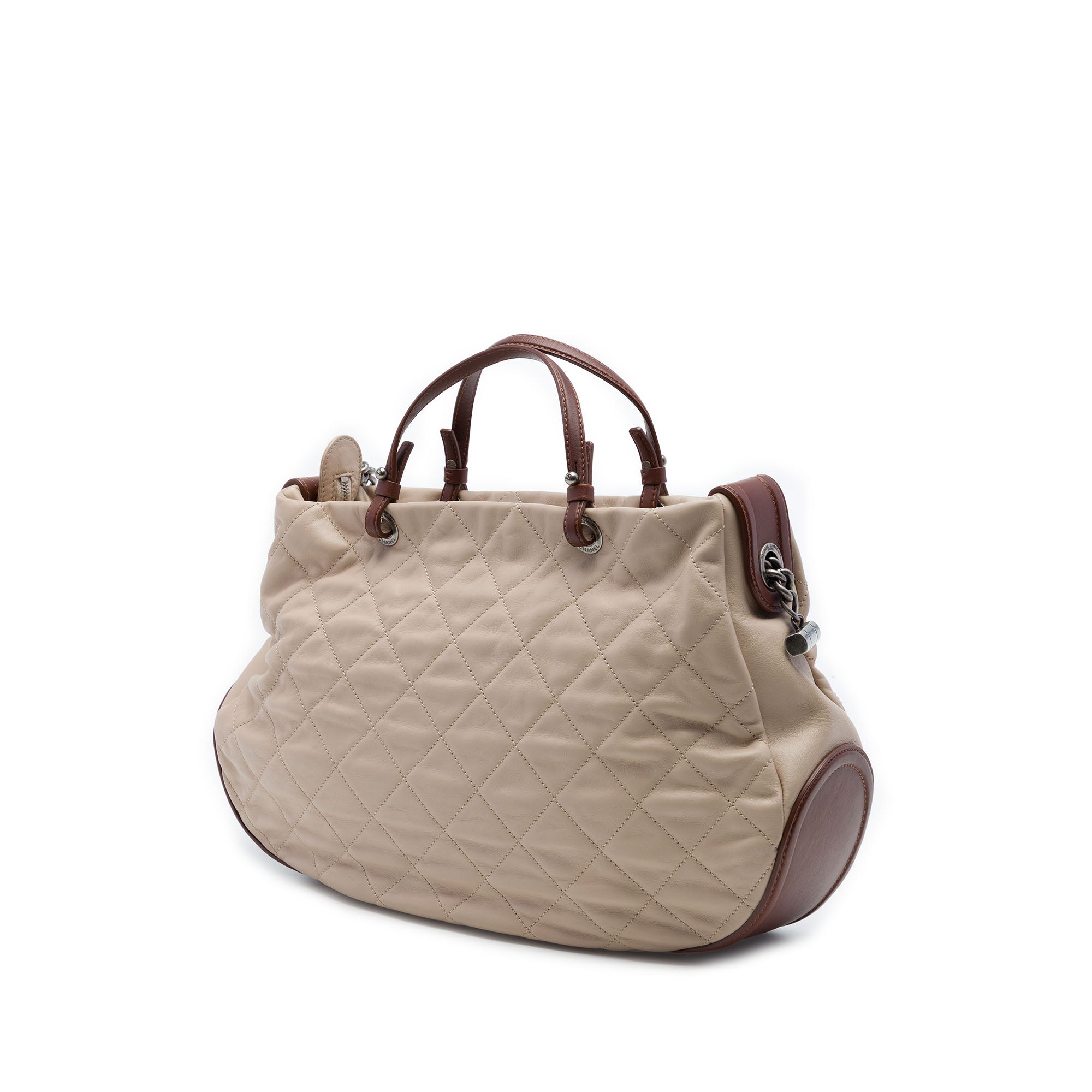 Chanel Quilted Lambskin Country Chic Satchel - image 2