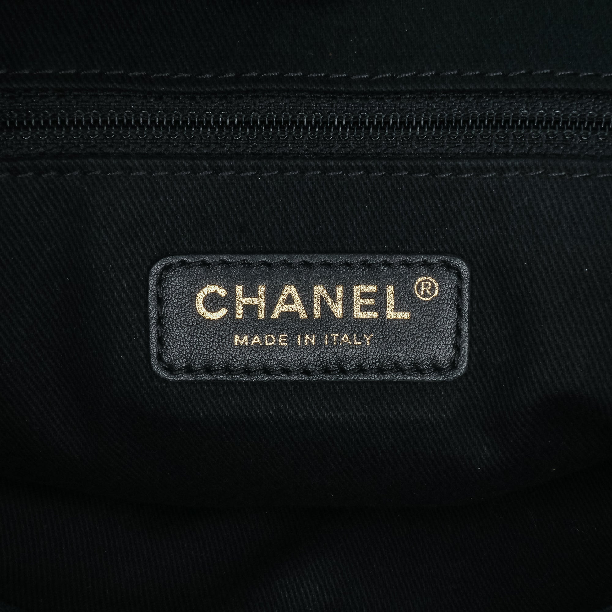 Chanel Chevron Canvas Cuba Patchwork Shopper Tote - image 5