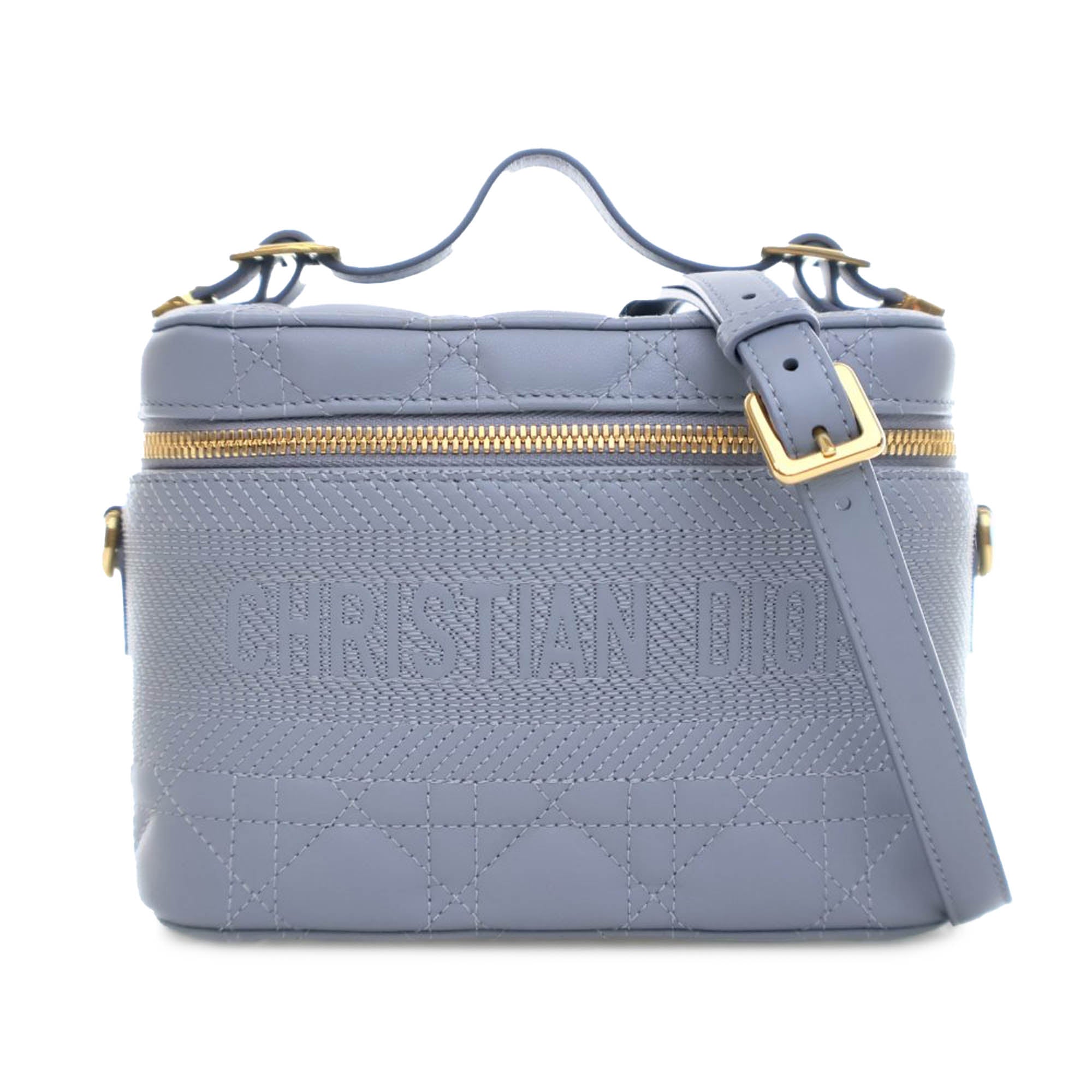 Dior Small Lambskin Cannage DiorTravel Vanity Case - image 1