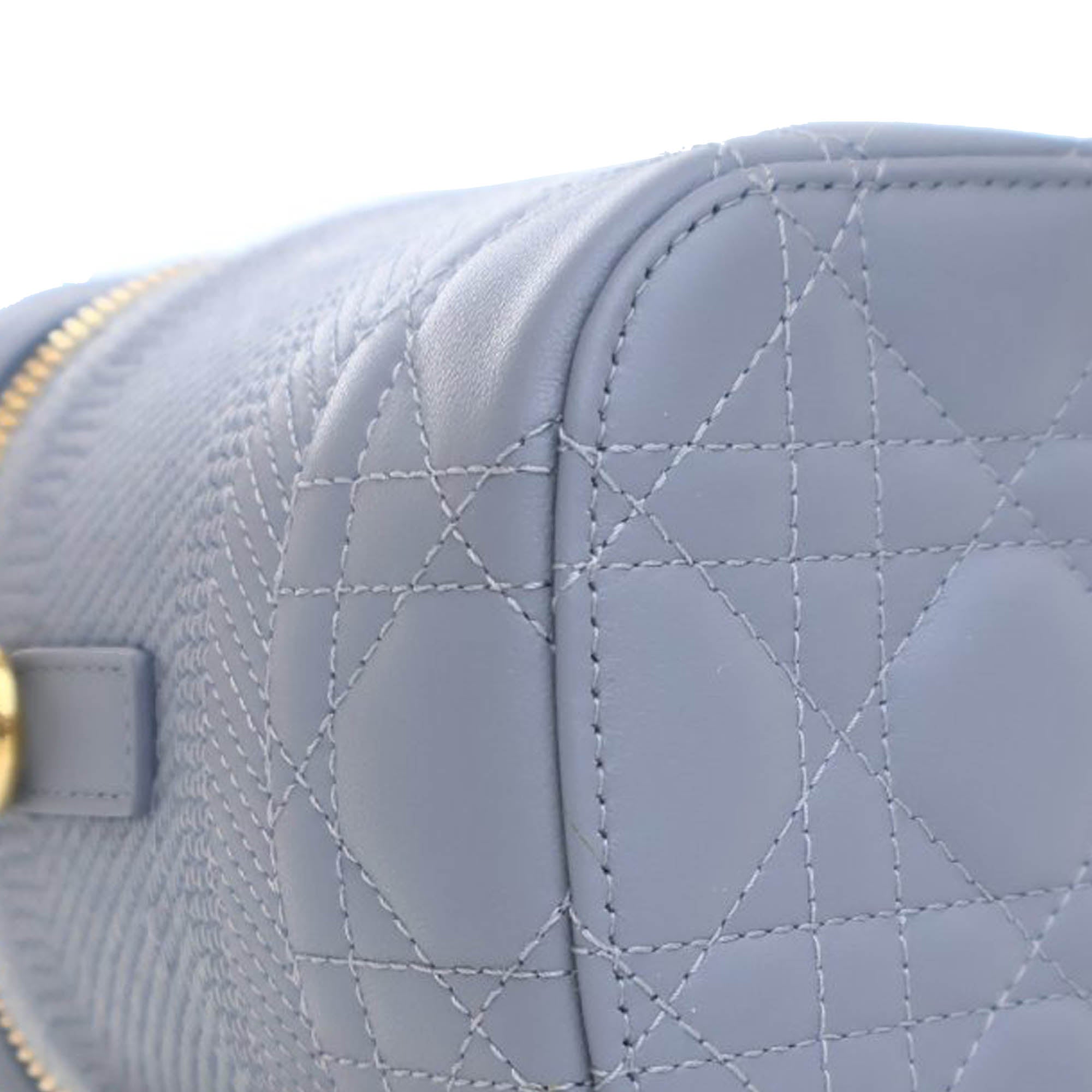 Dior Small Lambskin Cannage DiorTravel Vanity Case - image 10