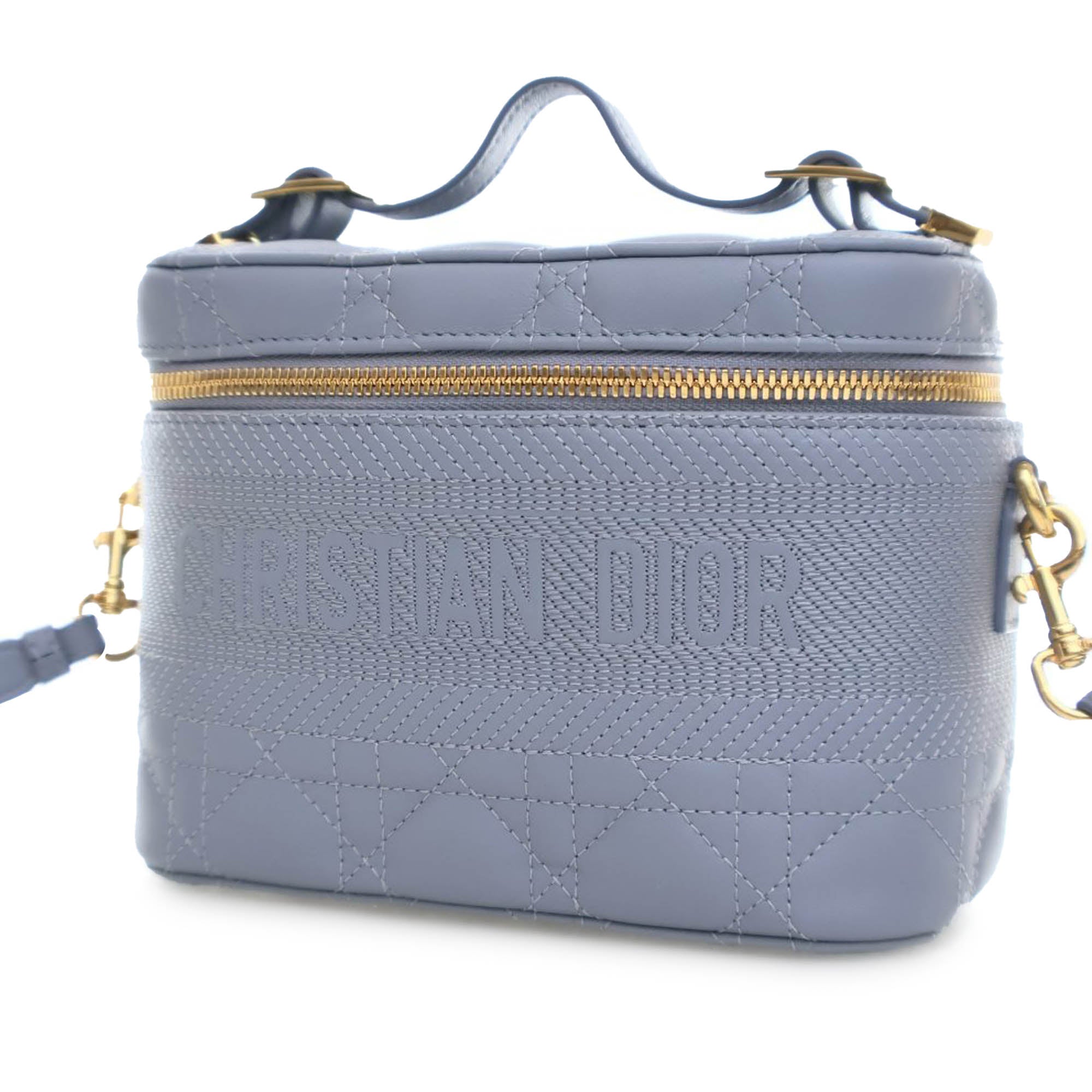Dior Small Lambskin Cannage DiorTravel Vanity Case - image 2
