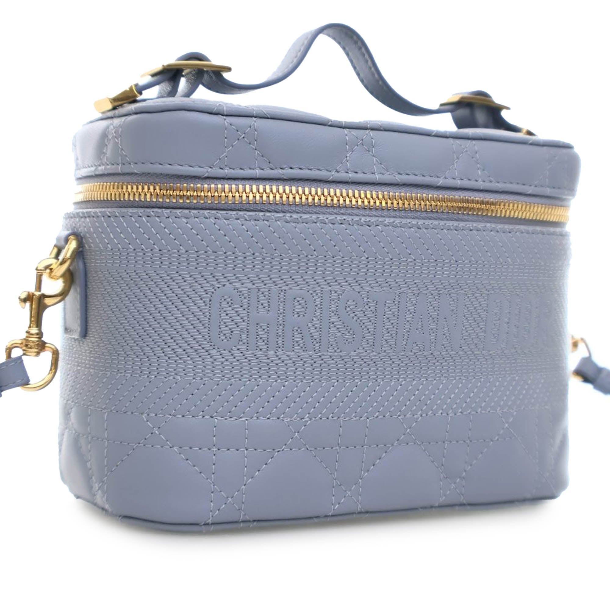 Dior Small Lambskin Cannage DiorTravel Vanity Case - image 3