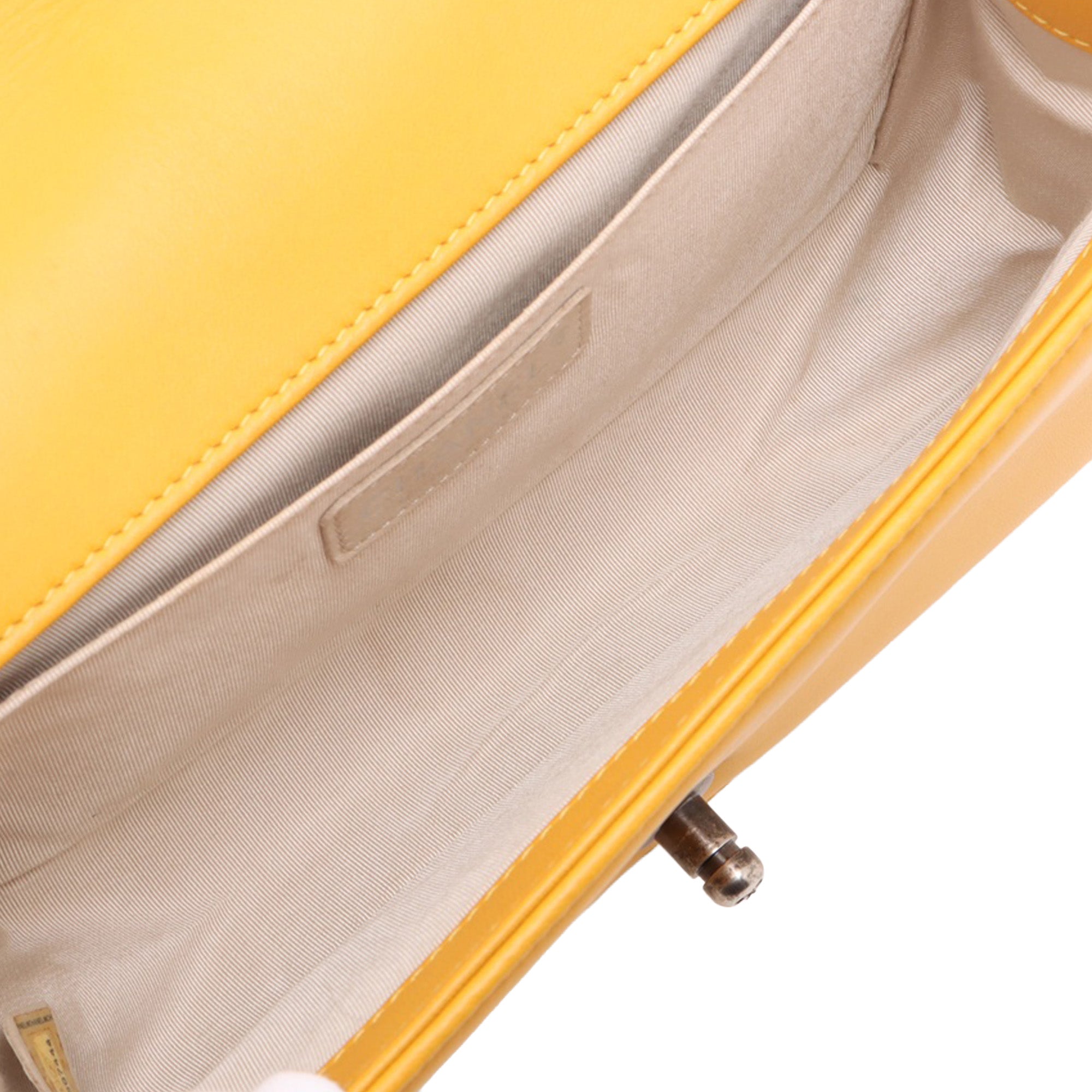 Chanel Old Medium Quilted Lambskin Boy Flap - image 3