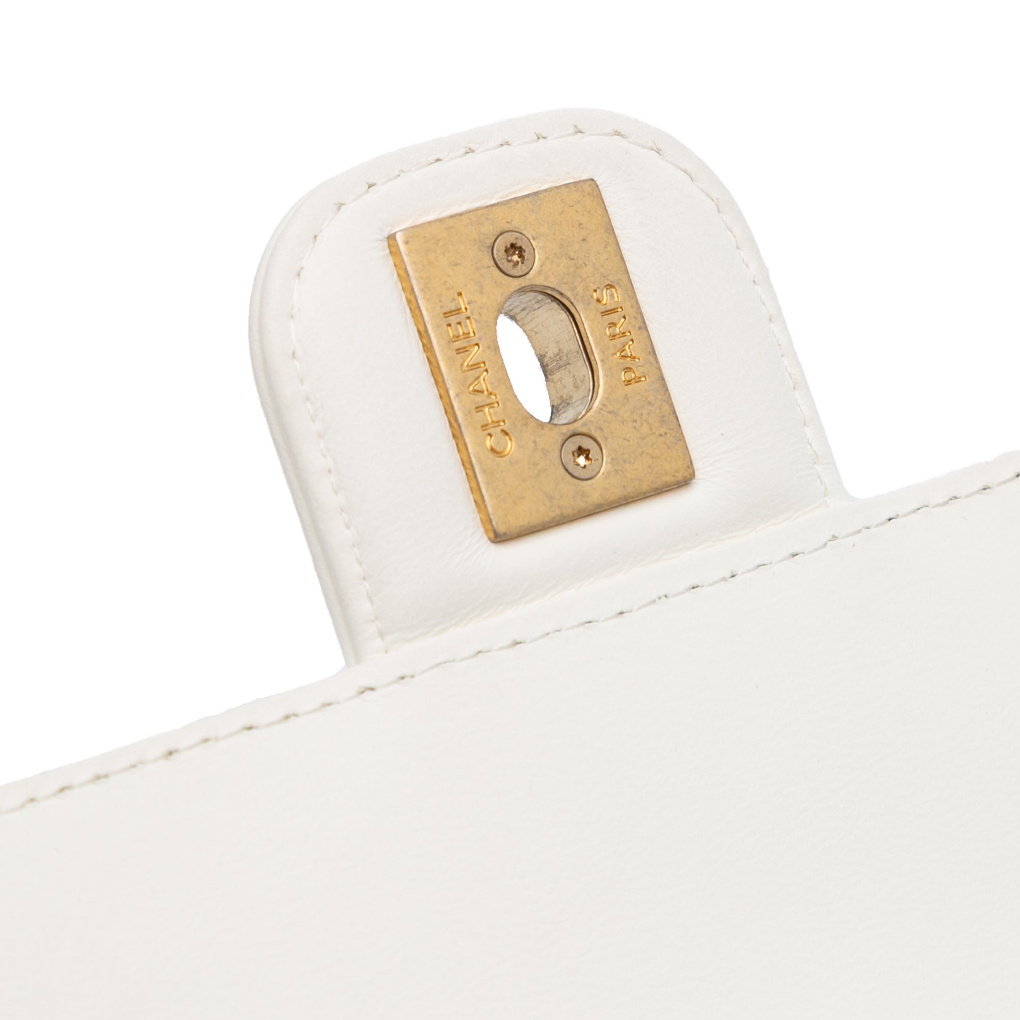 Chanel Mini Square Classic Lambskin Casino Royale Charms Single Flap - image 7