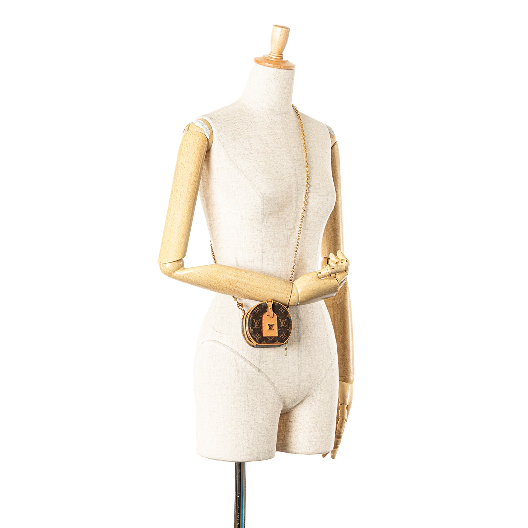 Louis Vuitton Monogram Mini Boite Chapeau Necklace Bag - image 10