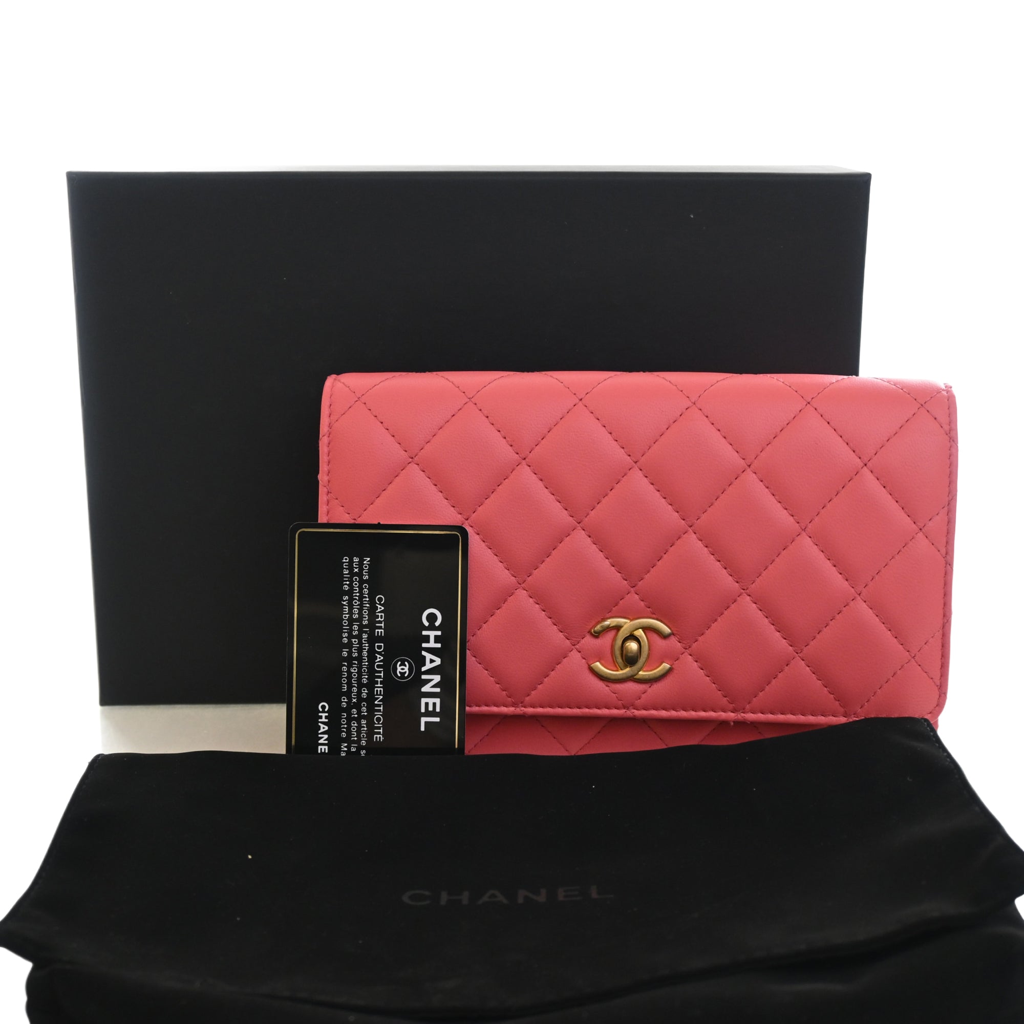 Chanel CC Quilted Lambskin Pearl Crush Wallet On Chain - image 15