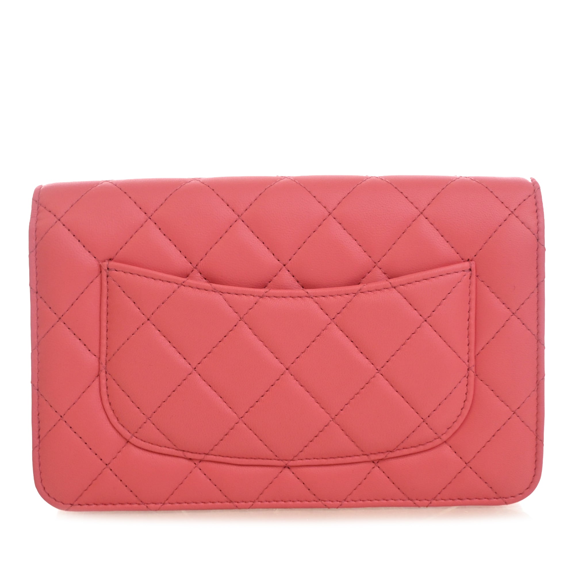 Chanel CC Quilted Lambskin Pearl Crush Wallet On Chain - image 2