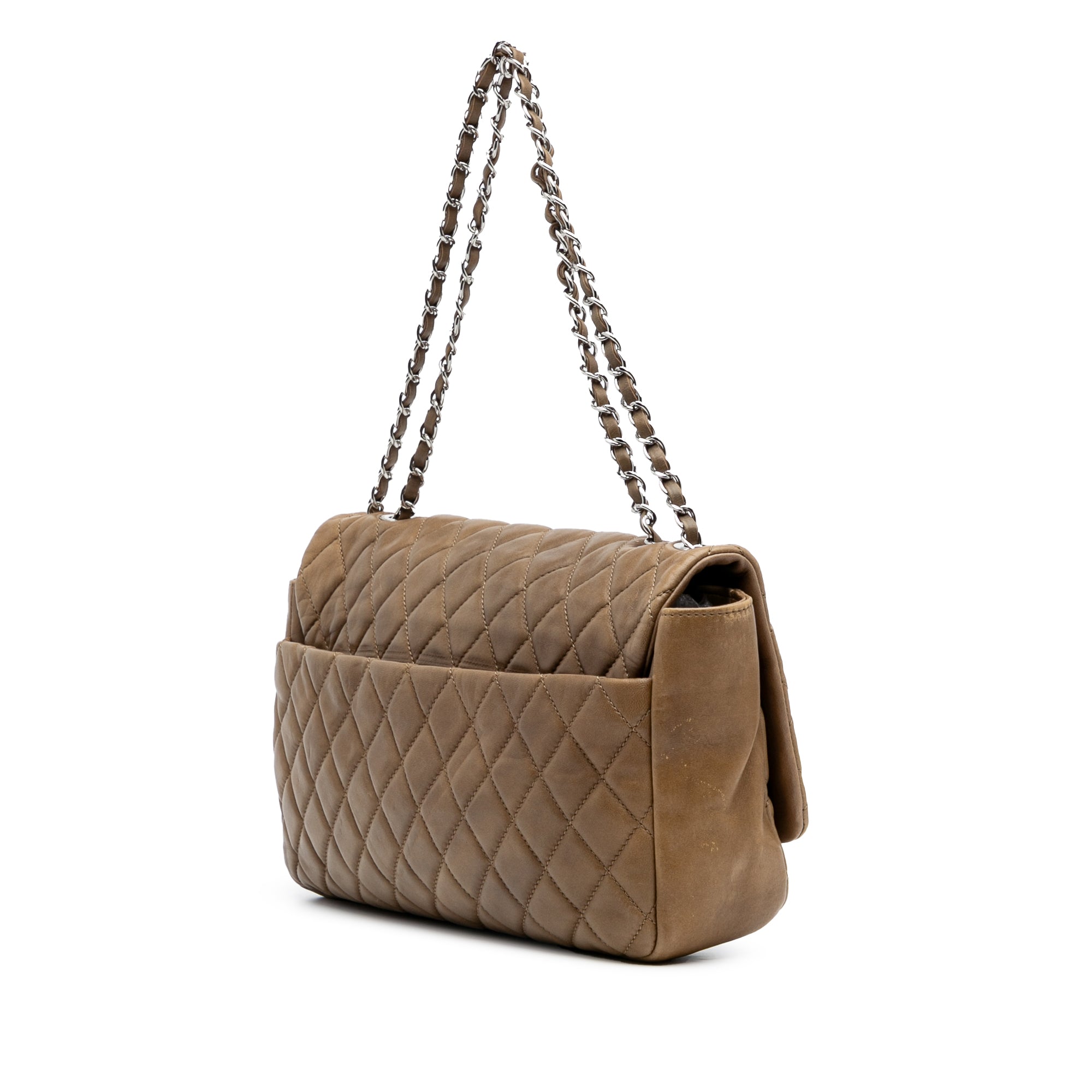 Chanel Jumbo Quilted Lambskin Coco Rain Flap - image 2