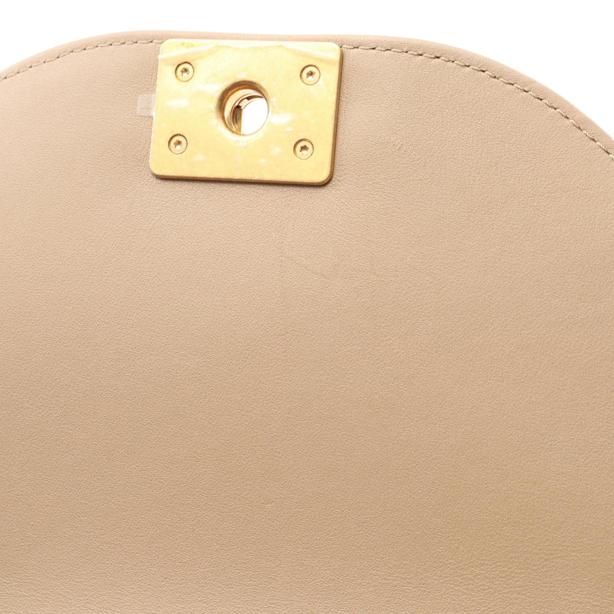 Chanel Small Quilted Velvet Boy Messenger Bag - image 6