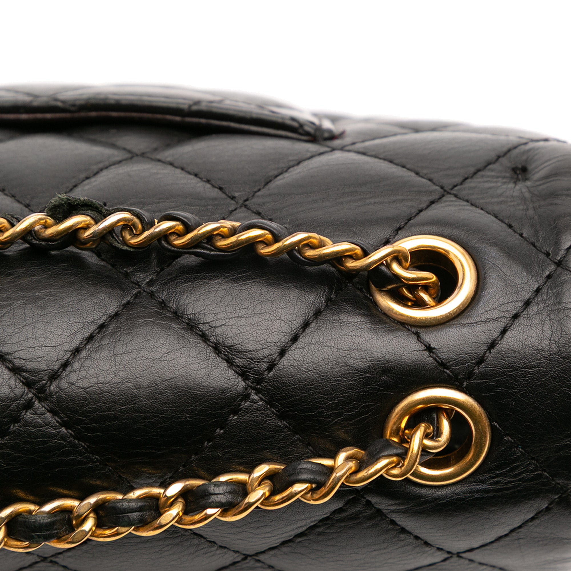 Chanel Quilted Calfskin Rock The Corner Flap - image 12
