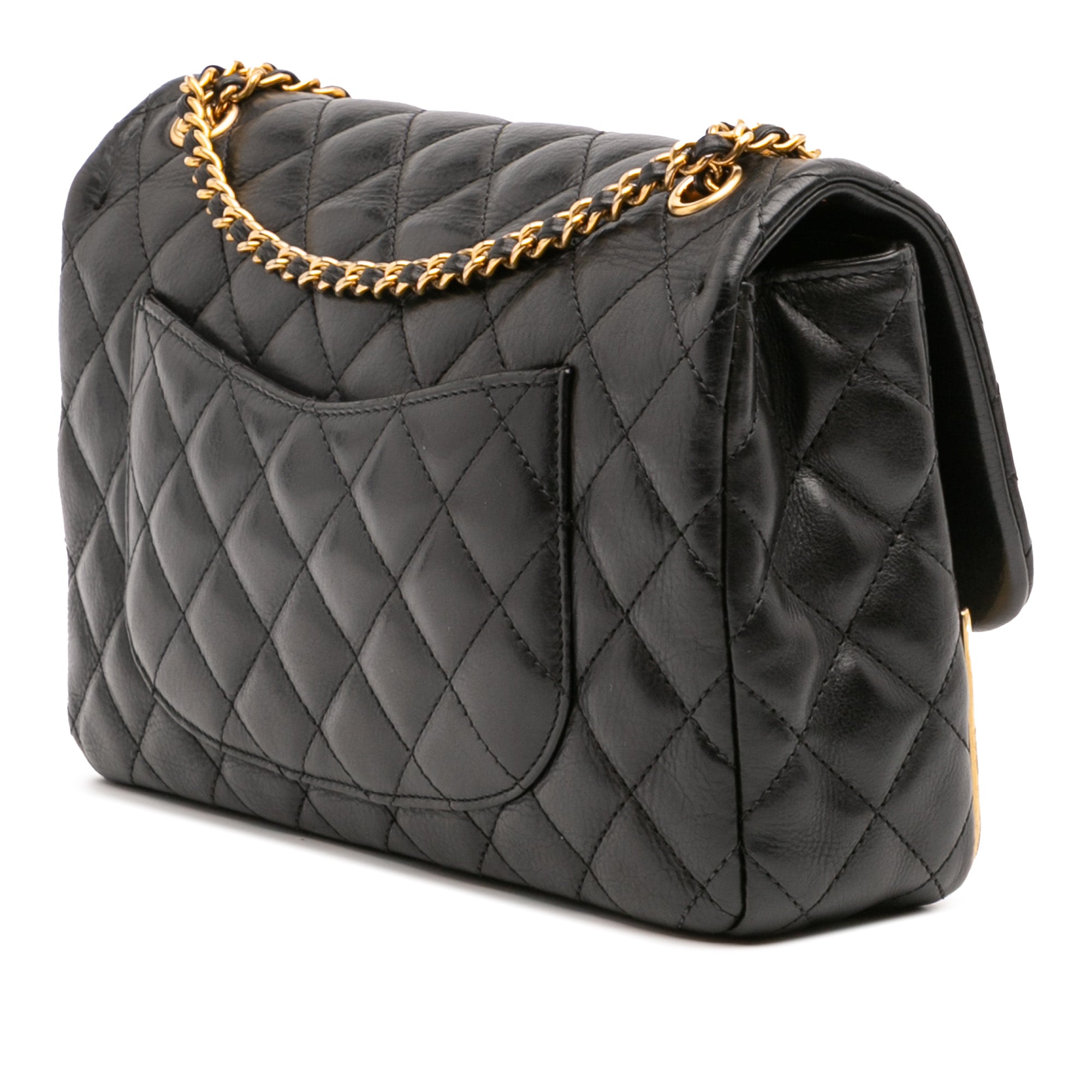Chanel Quilted Calfskin Rock The Corner Flap - image 2